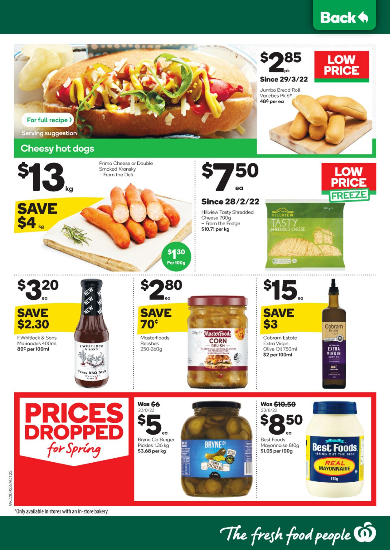 Catalogue Woolworths 21.09.2022 - 27.09.2022