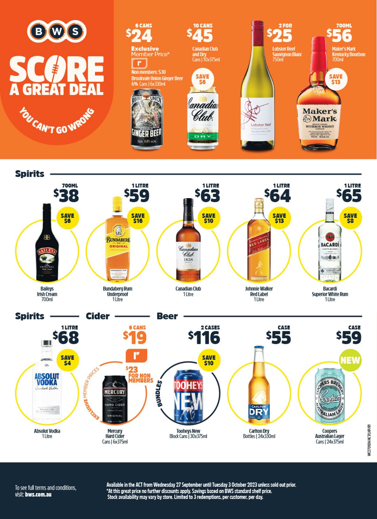 Catalogue Woolworths 27.09.2023 - 03.10.2023