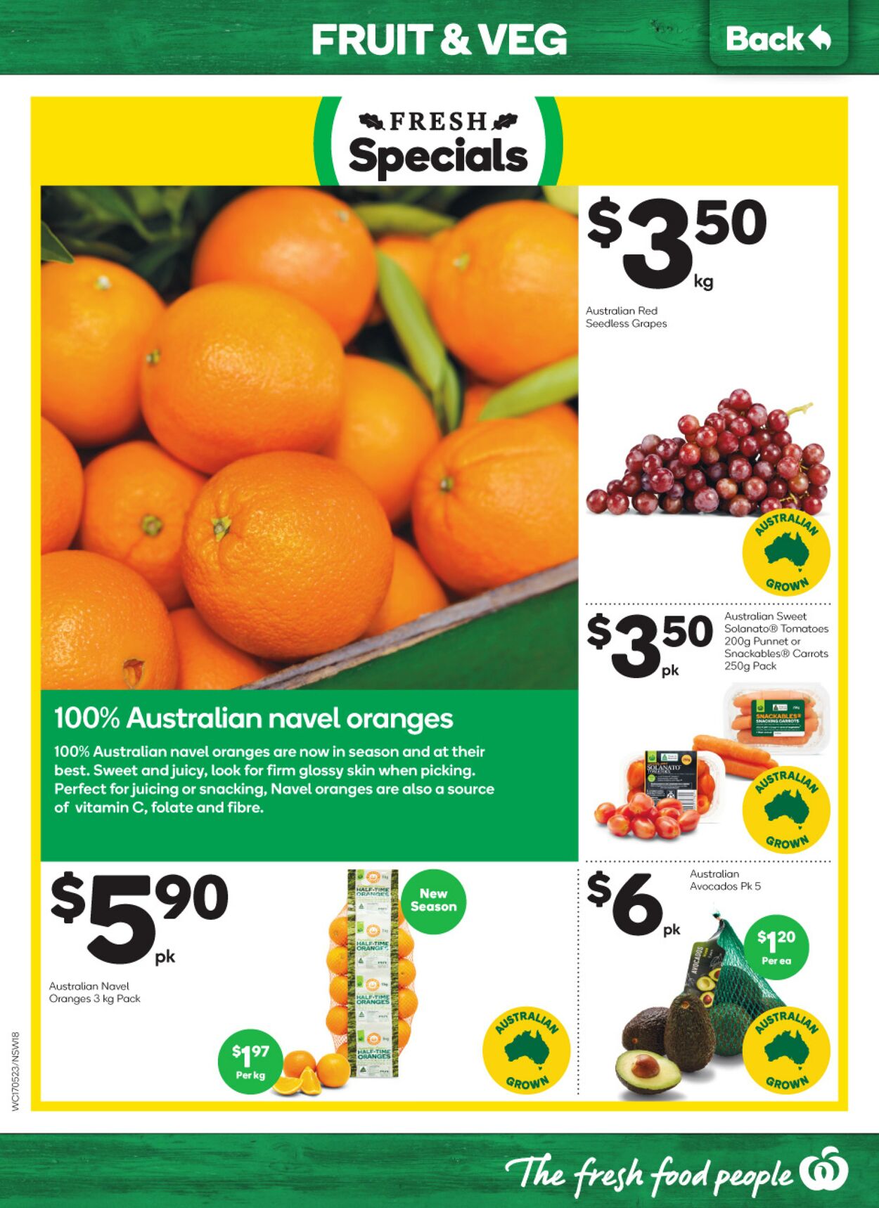 Catalogue Woolworths 17.05.2023 - 23.05.2023