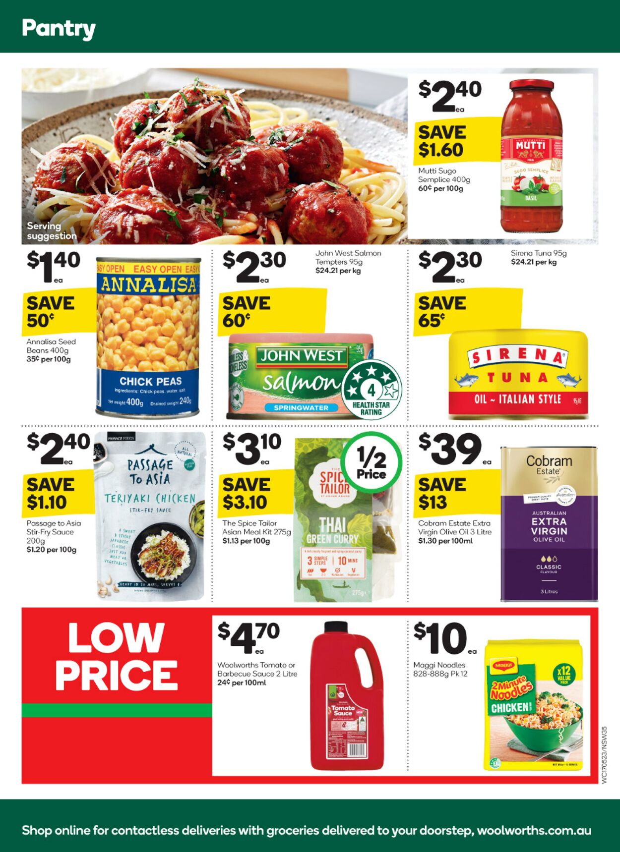 Catalogue Woolworths 17.05.2023 - 23.05.2023