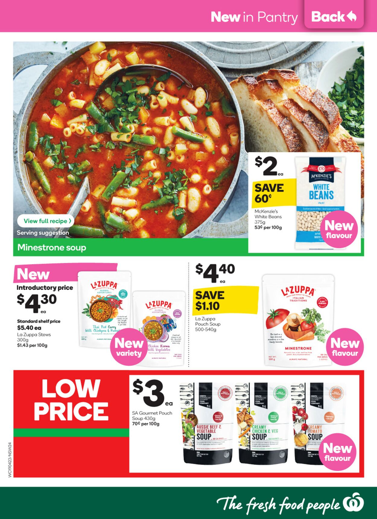 Catalogue Woolworths 19.04.2023 - 25.04.2023