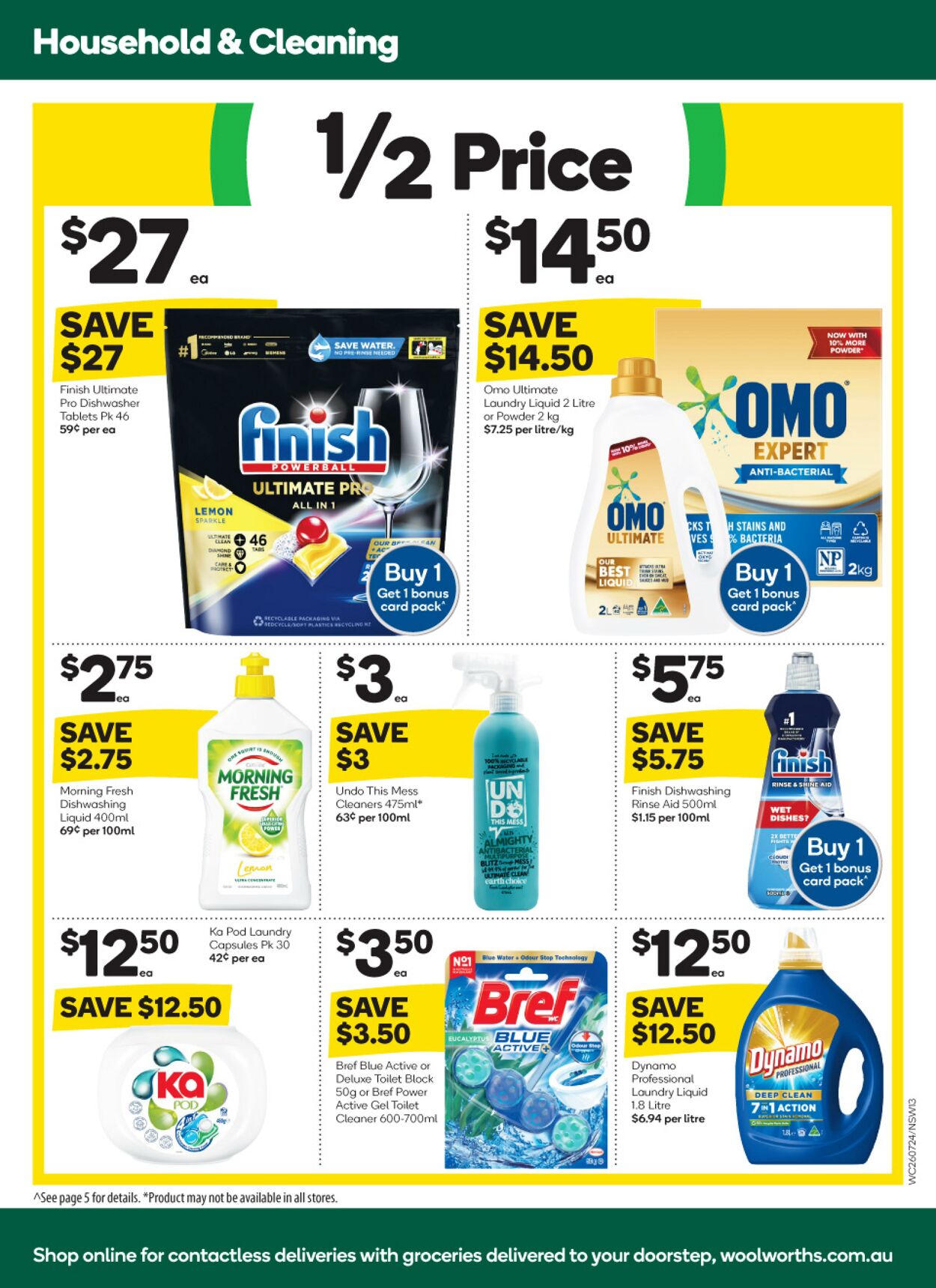 Catalogue Woolworths 26.07.2023 - 01.08.2023