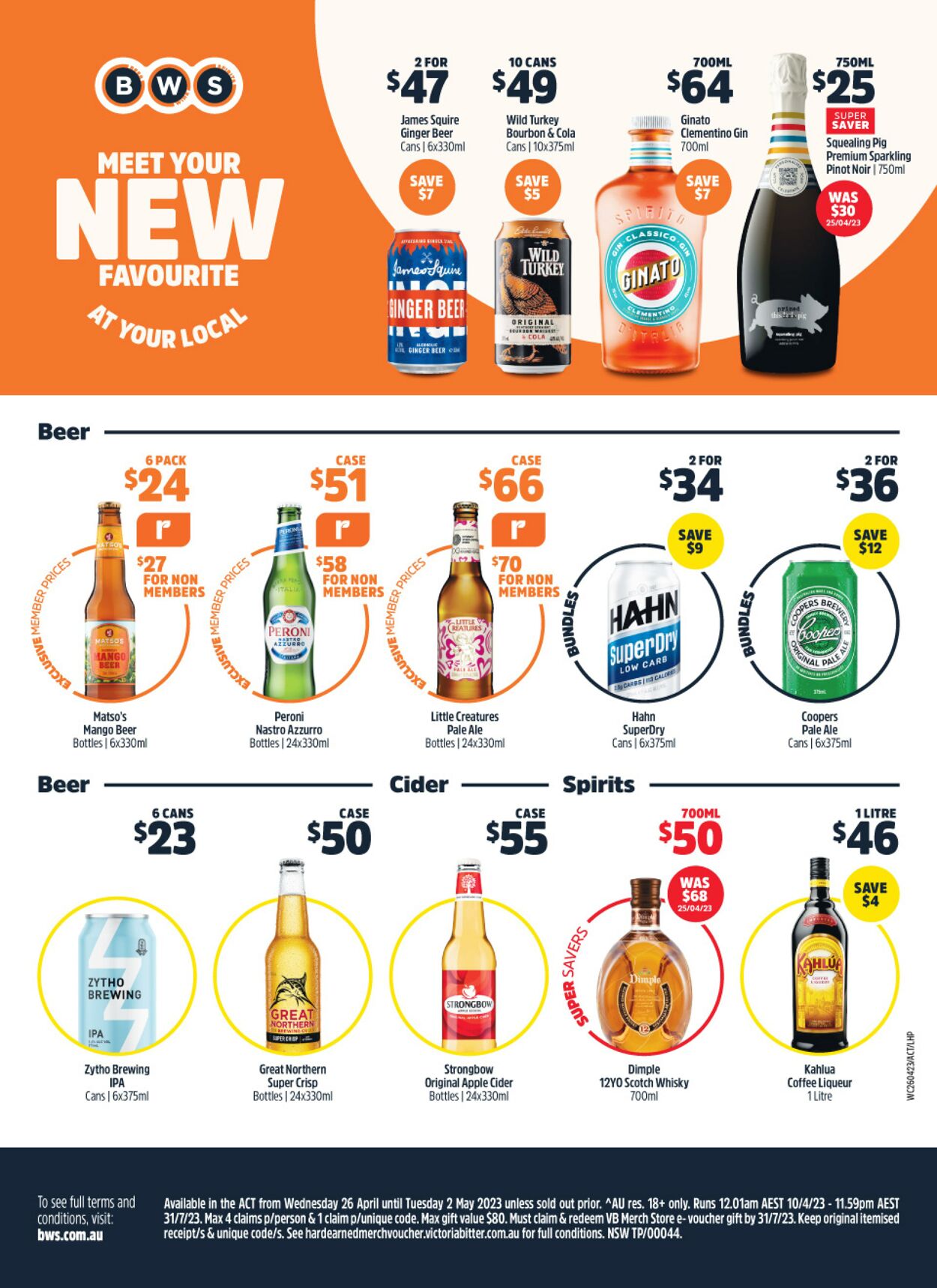 Catalogue Woolworths 26.04.2023 - 02.05.2023