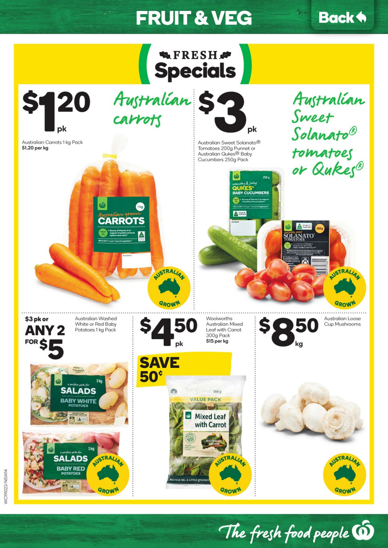 Catalogue Woolworths 19.10.2022 - 25.10.2022