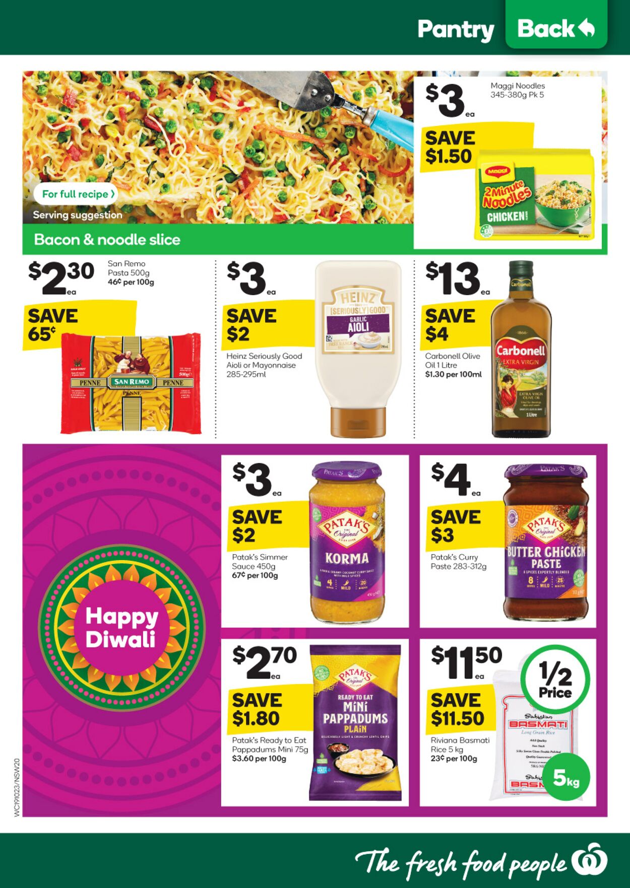 Catalogue Woolworths 19.10.2022 - 25.10.2022