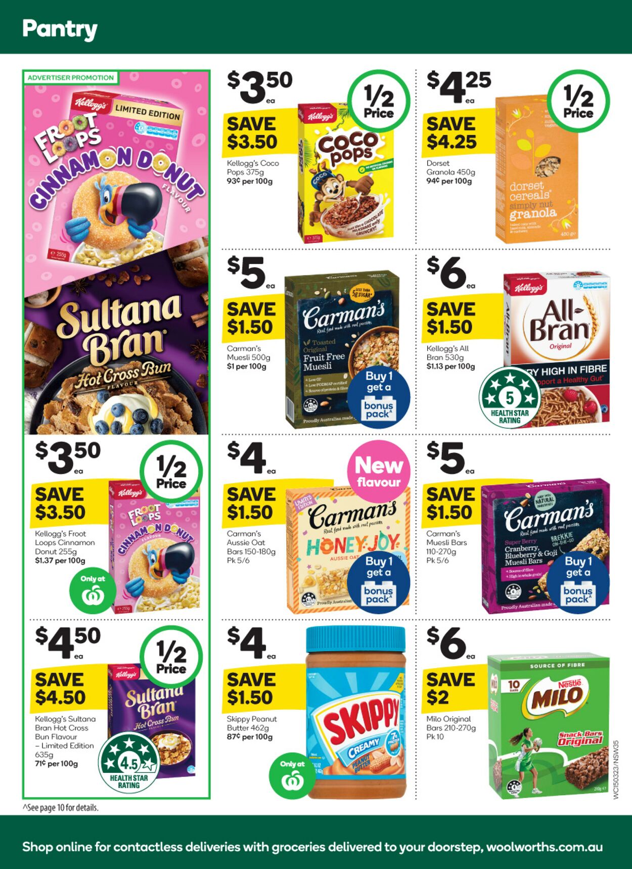 Catalogue Woolworths 15.03.2023 - 21.03.2023