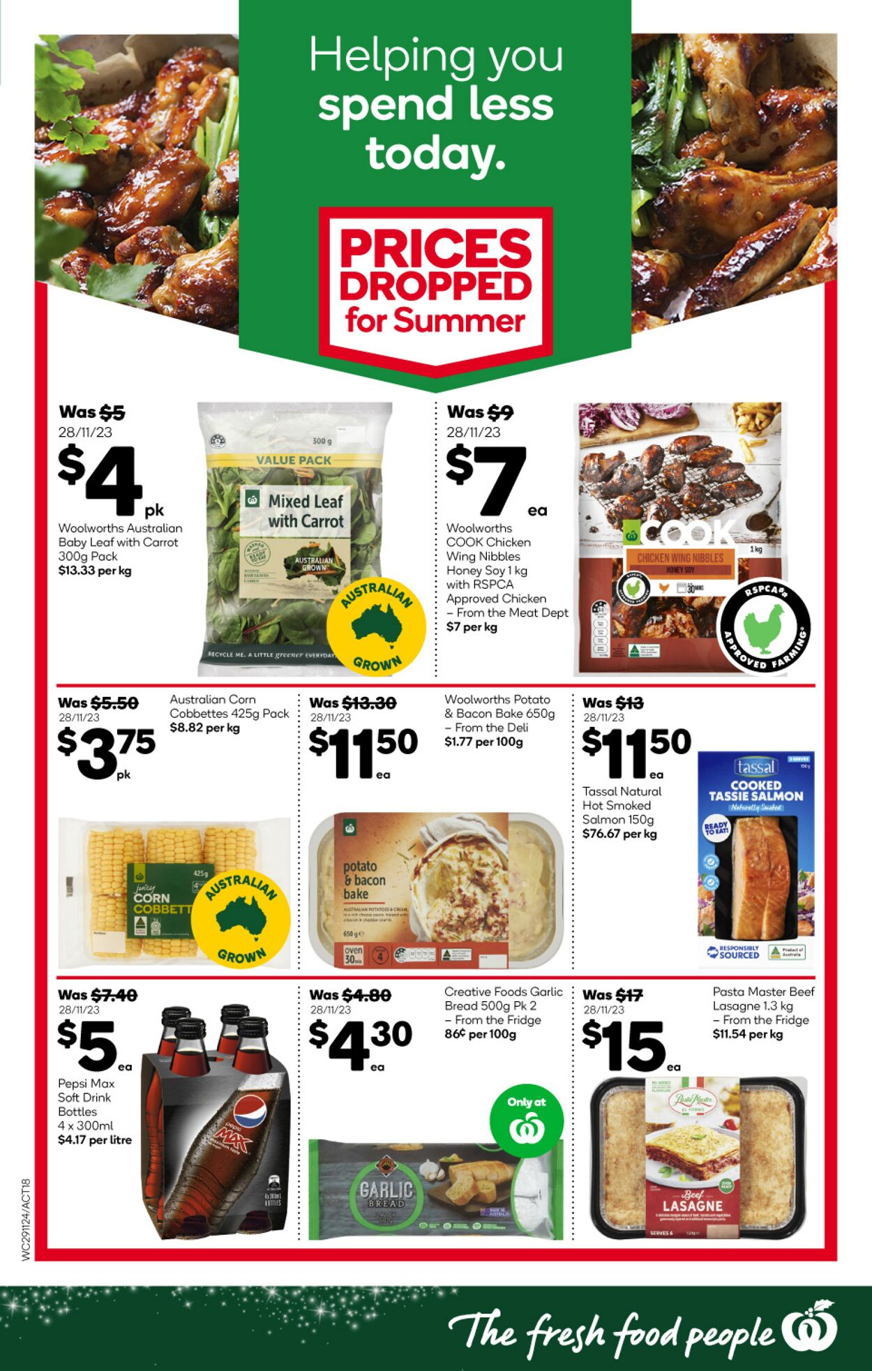 Catalogue Woolworths 29.11.2023 - 05.12.2023
