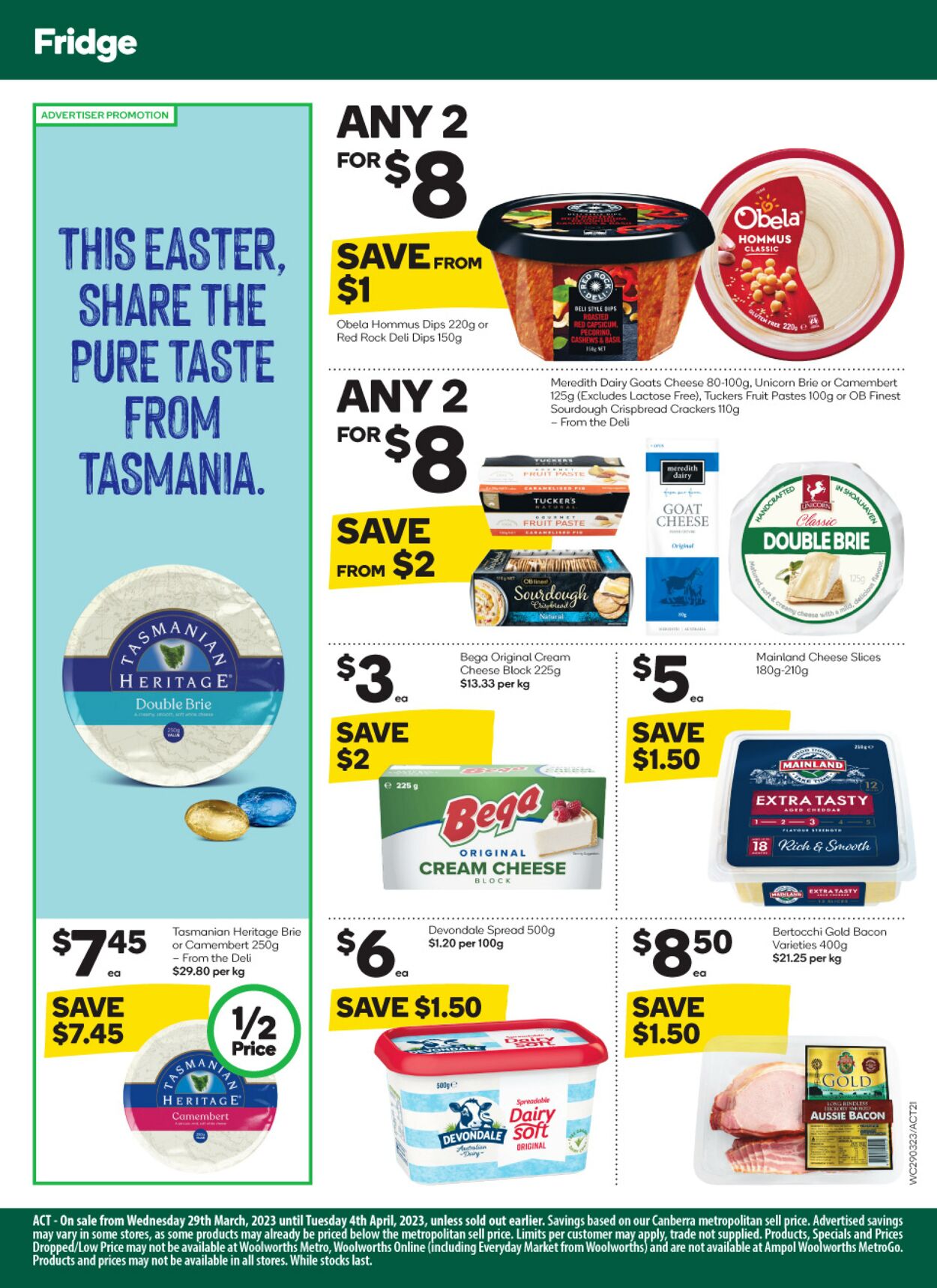 Catalogue Woolworths 29.03.2023 - 04.04.2023