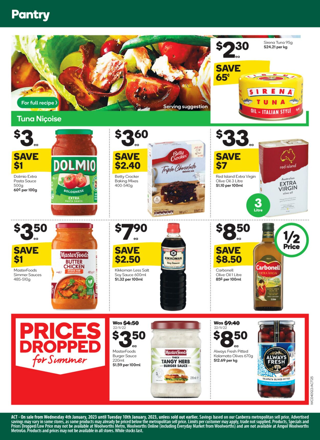 Catalogue Woolworths 04.01.2023 - 10.01.2023