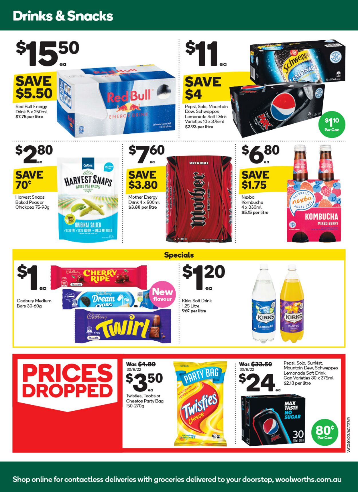 Catalogue Woolworths 04.01.2023 - 10.01.2023