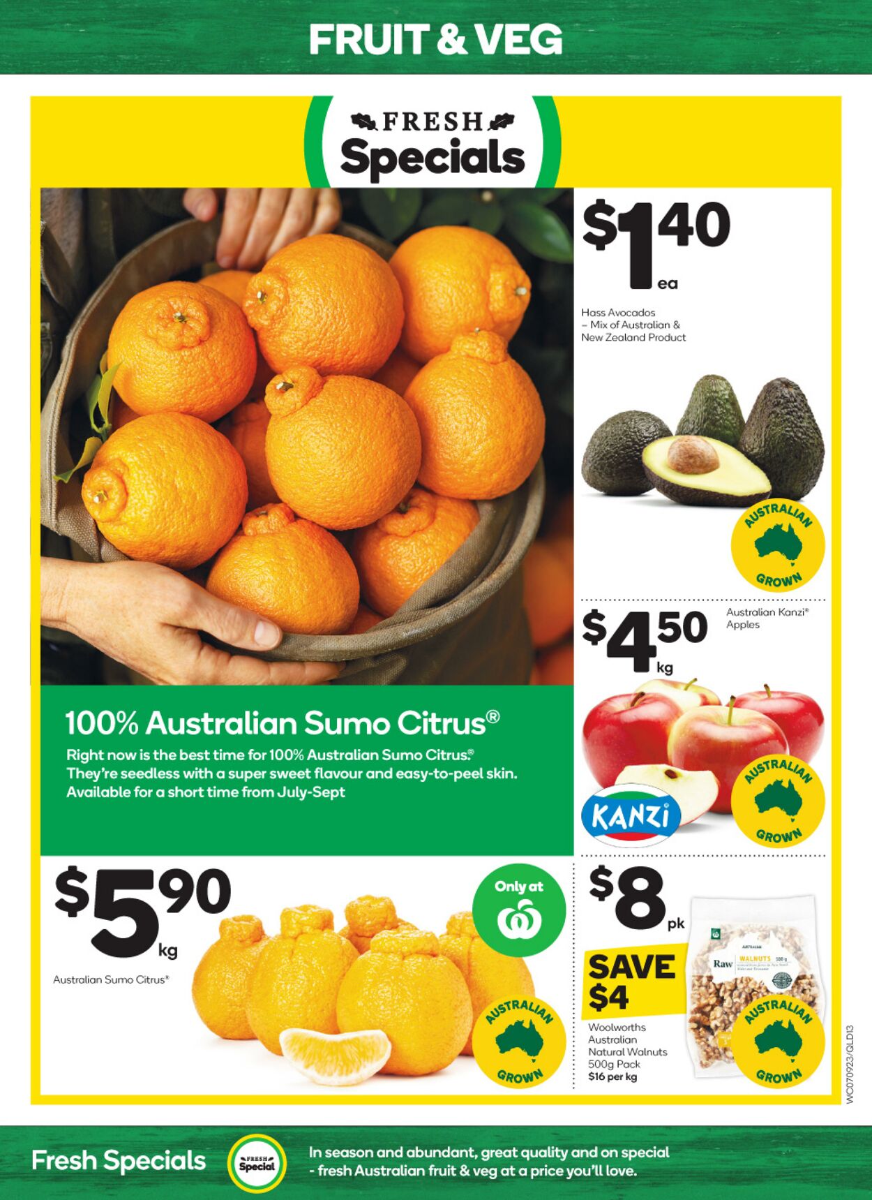 Catalogue Woolworths 07.09.2022 - 13.09.2022