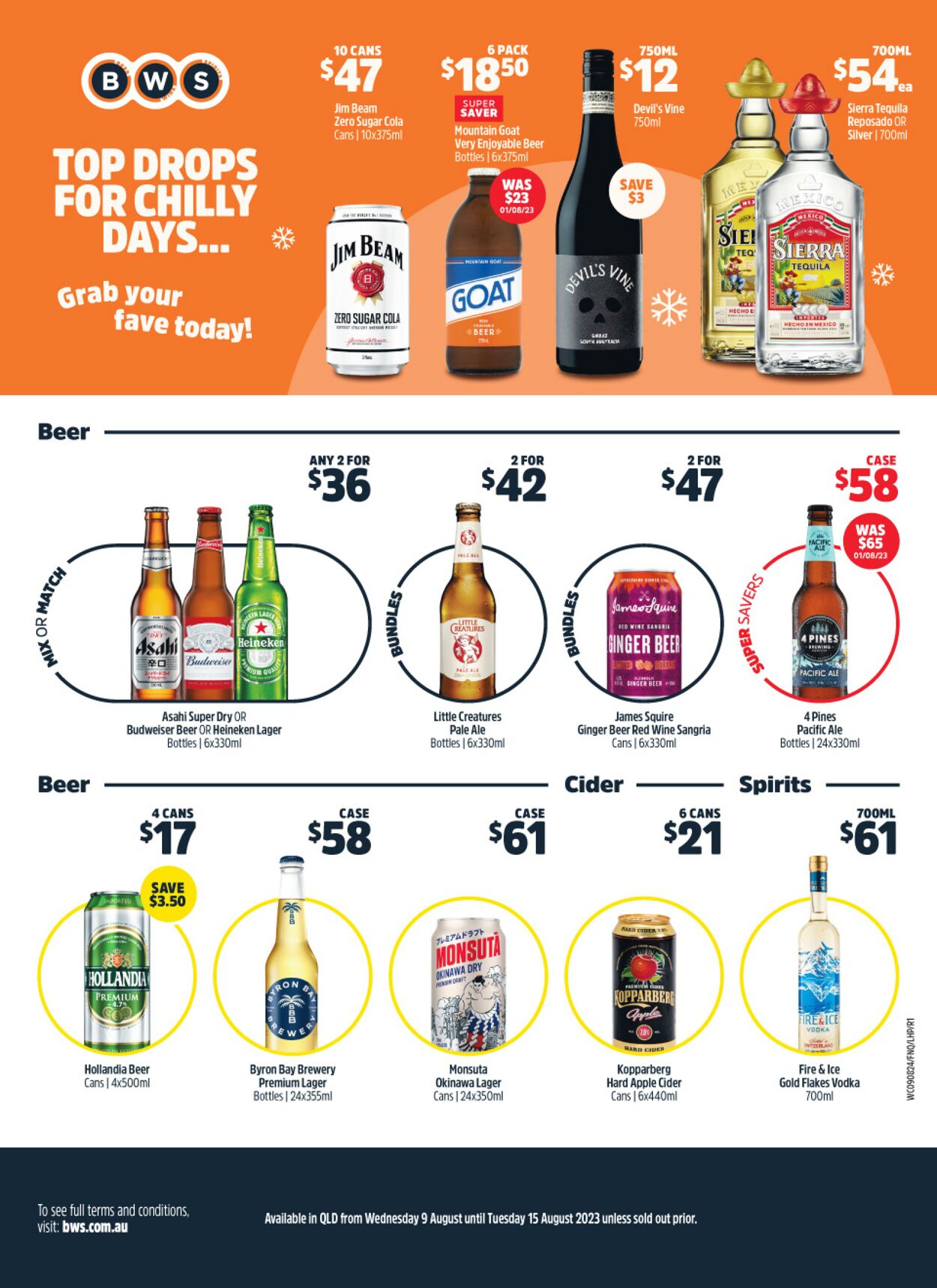 Catalogue Woolworths 09.08.2023 - 15.08.2023