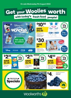 Catalogue Woolworths 09.08.2023 - 15.08.2023