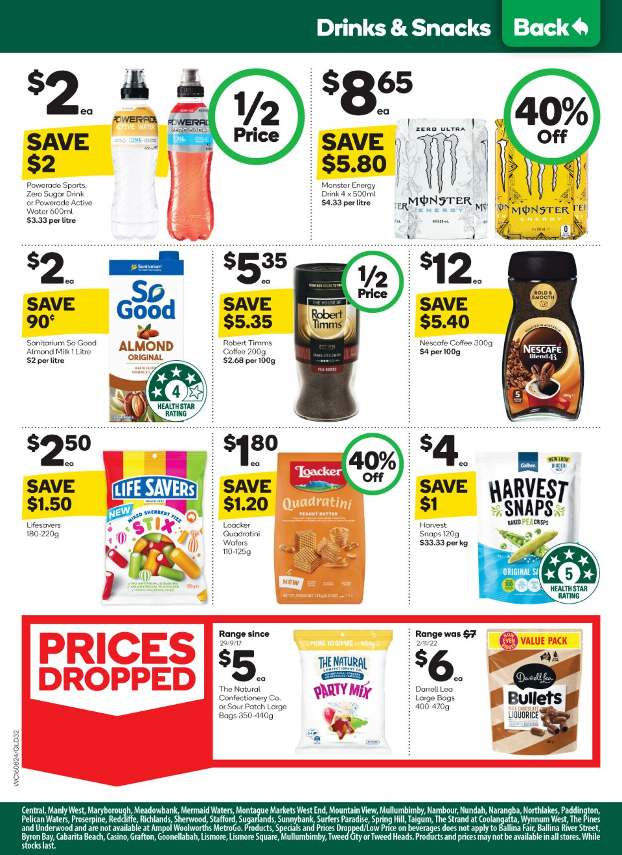 Catalogue Woolworths 16.08.2023 - 22.08.2023