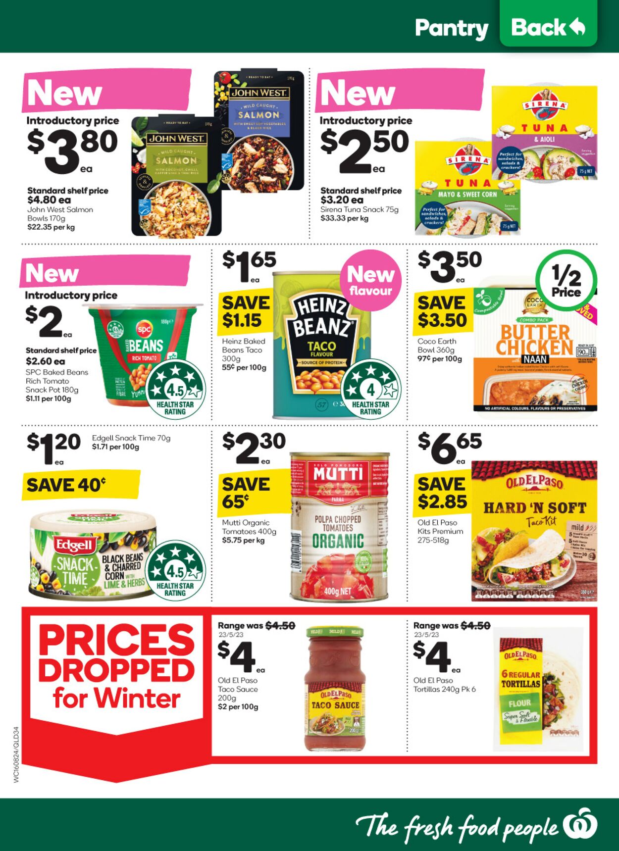 Catalogue Woolworths 16.08.2023 - 22.08.2023