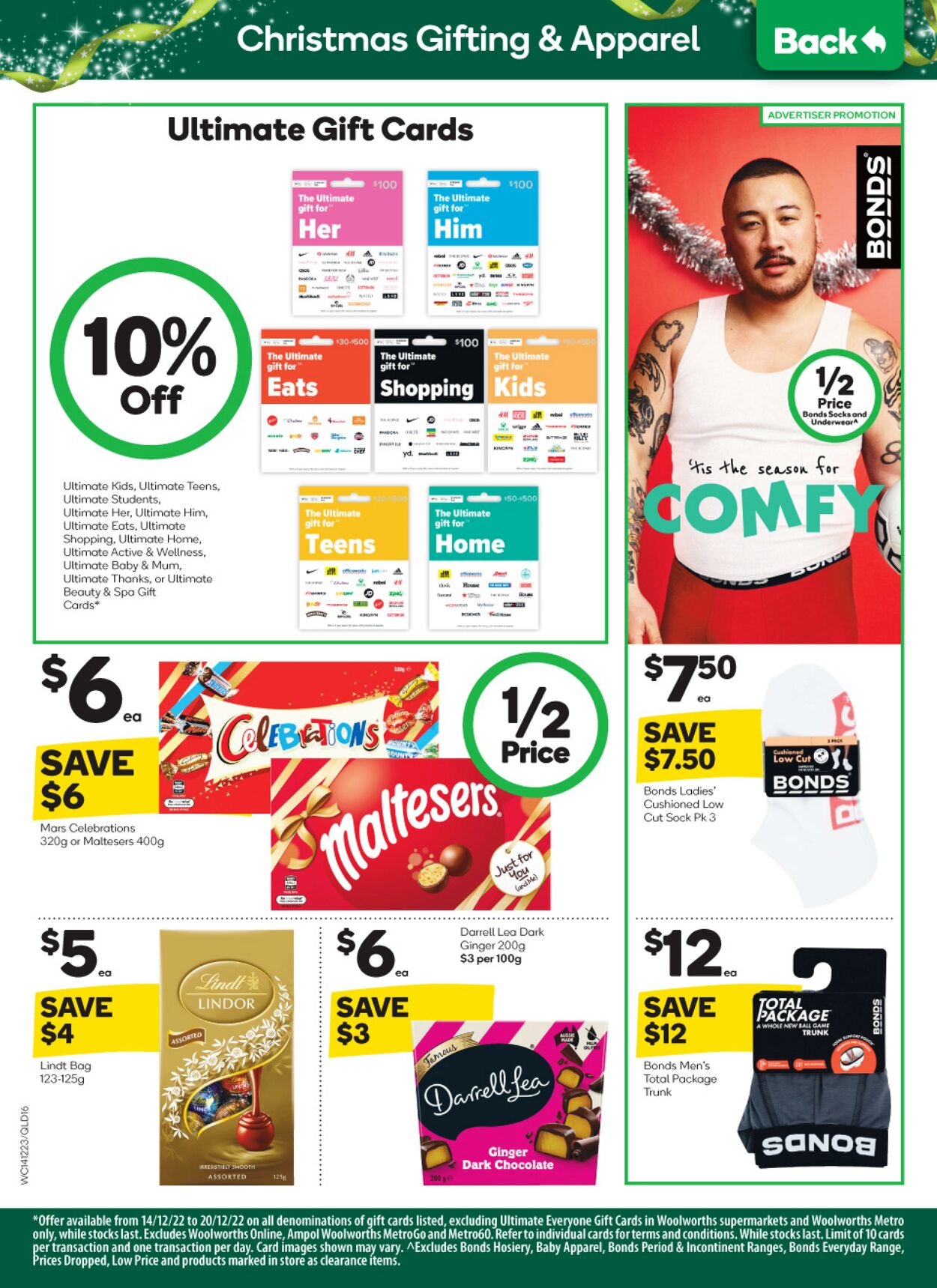 Catalogue Woolworths 14.12.2022 - 20.12.2022