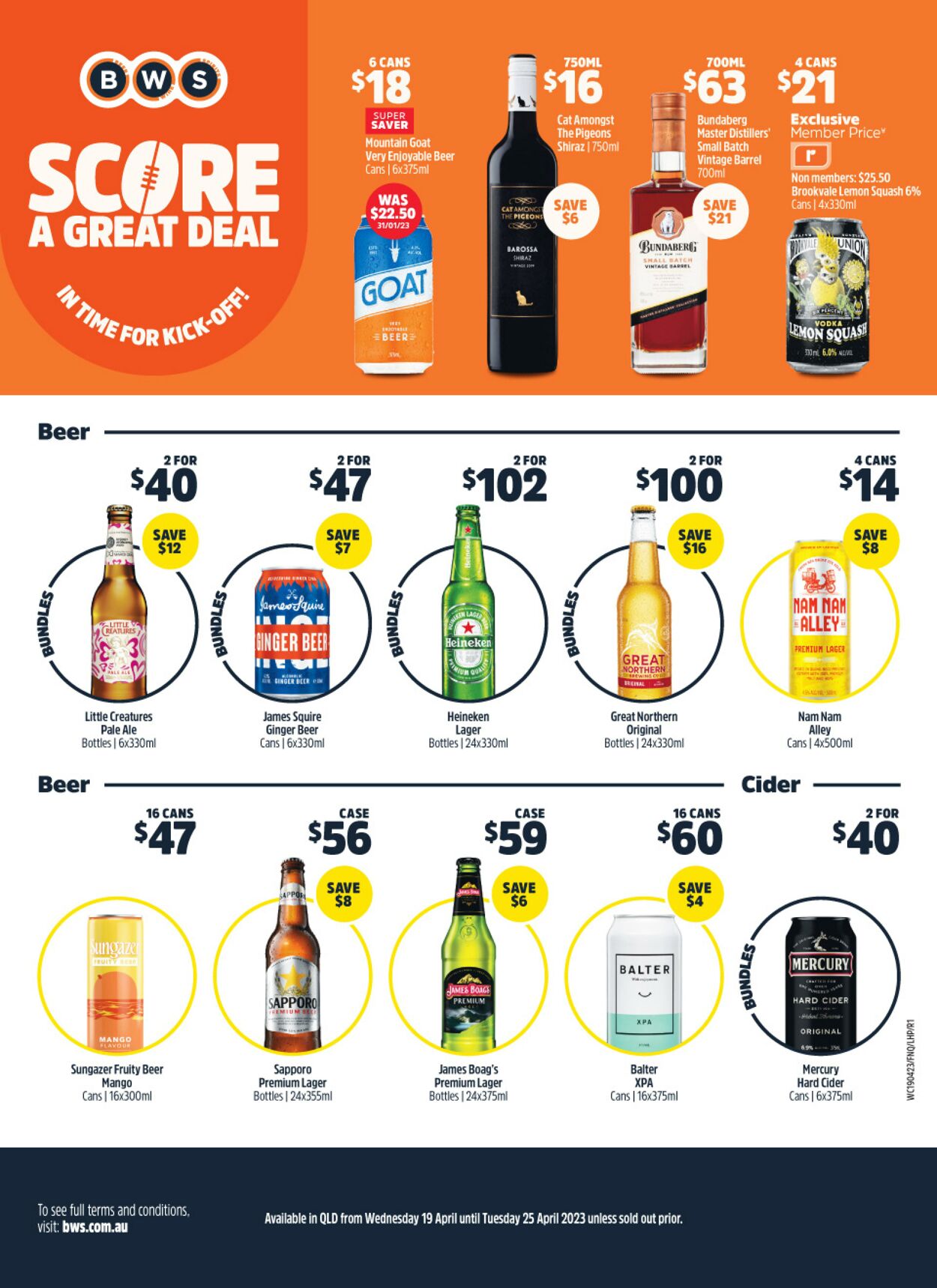 Catalogue Woolworths 19.04.2023 - 25.04.2023