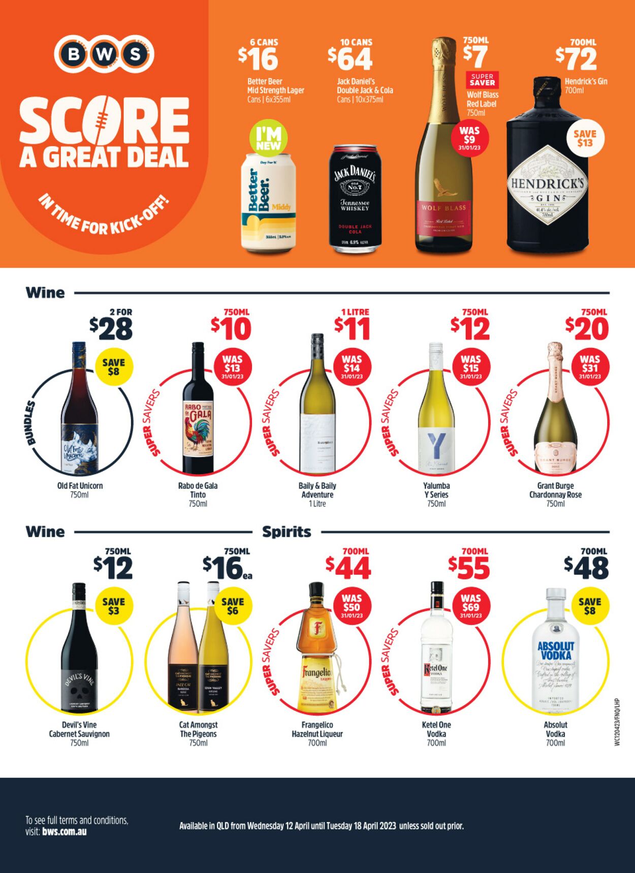 Catalogue Woolworths 12.04.2023 - 18.04.2023