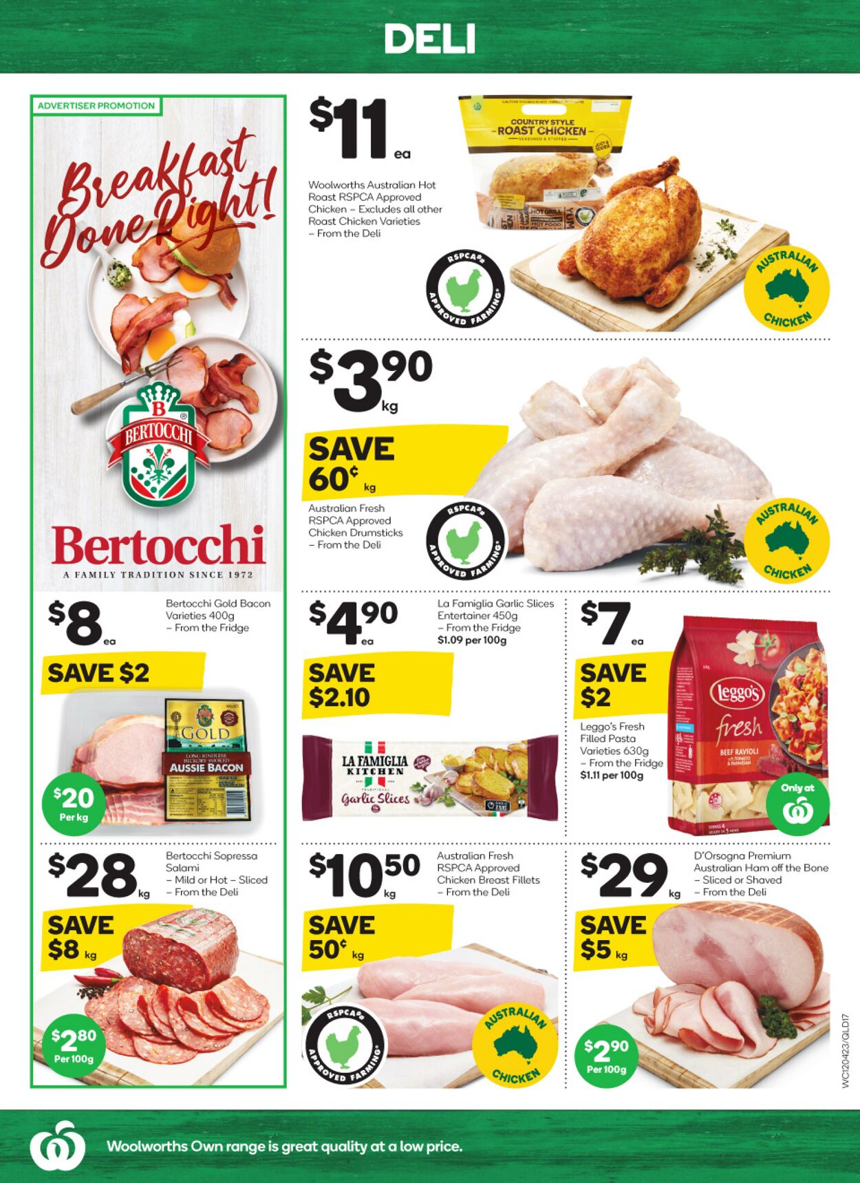 Catalogue Woolworths 12.04.2023 - 18.04.2023