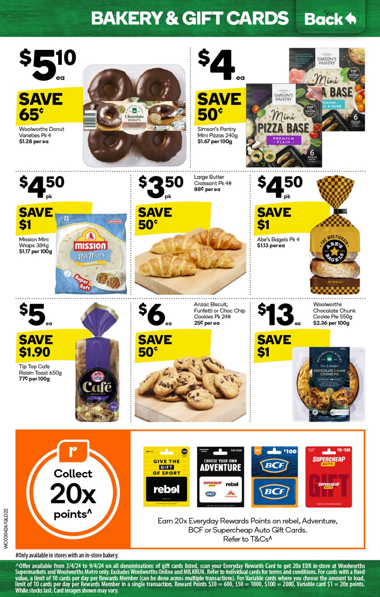 Catalogue Woolworths 03.04.2024 - 09.04.2024