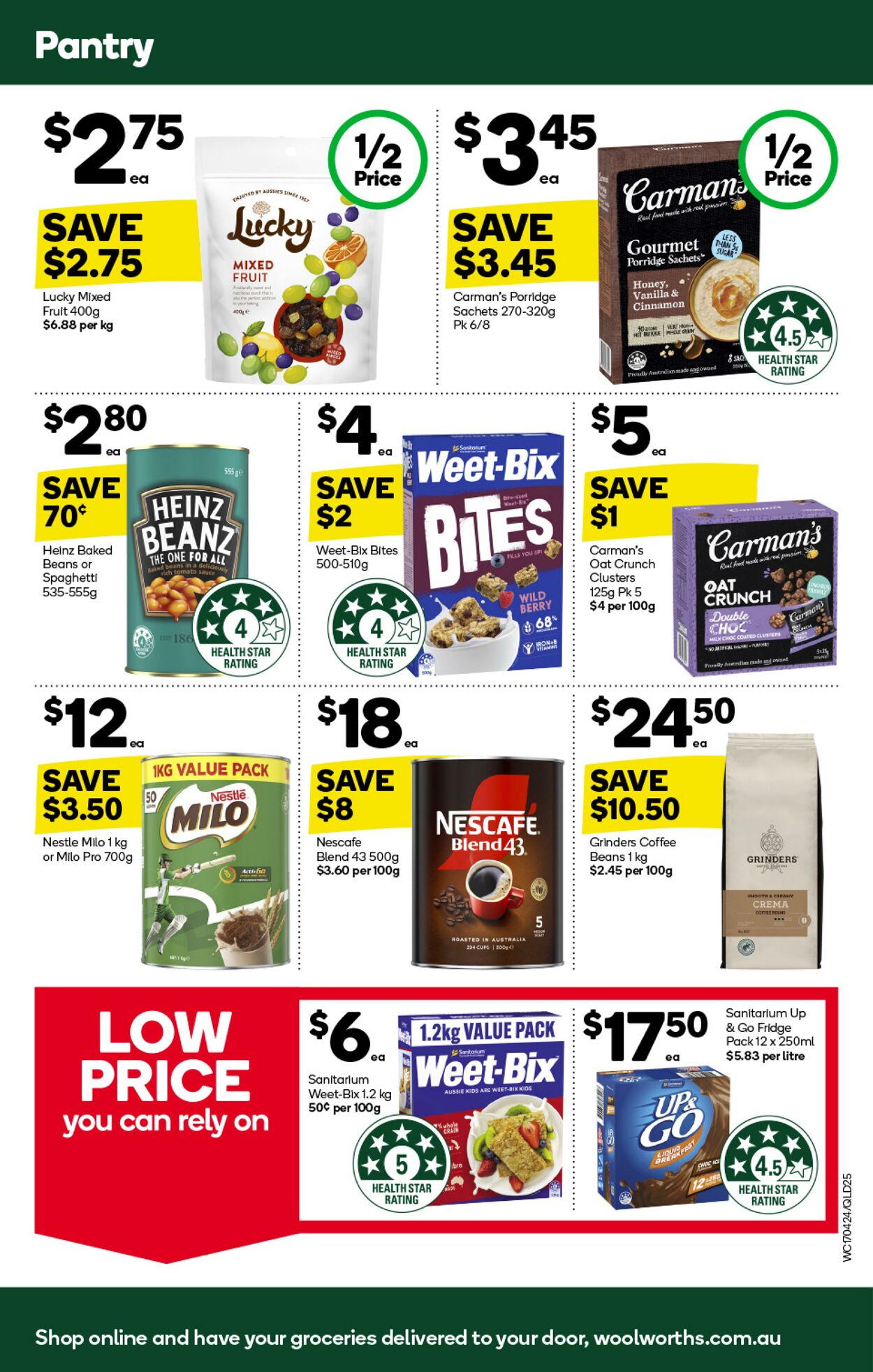 Catalogue Woolworths 17.04.2024 - 23.04.2024