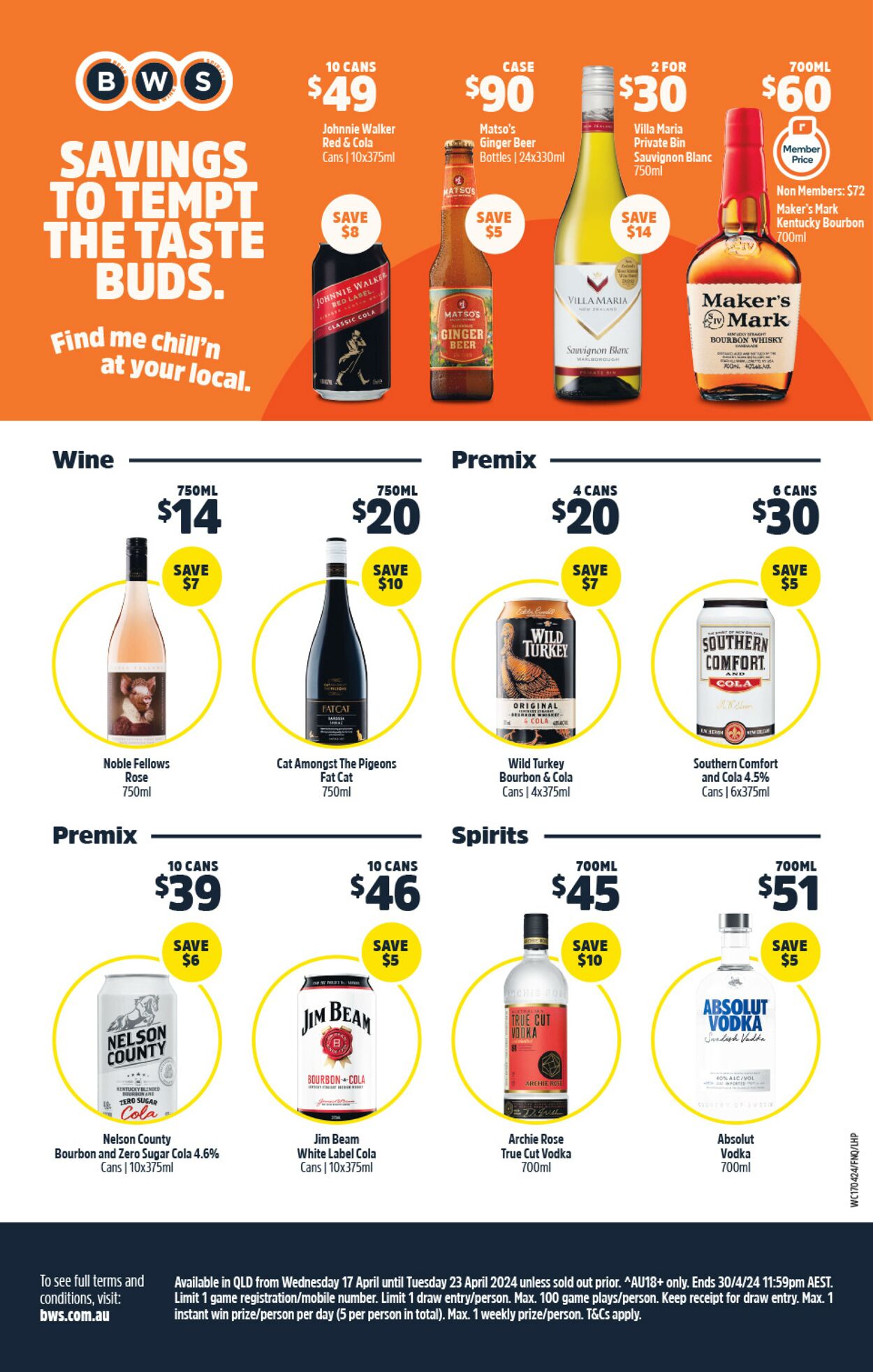 Catalogue Woolworths 17.04.2024 - 23.04.2024