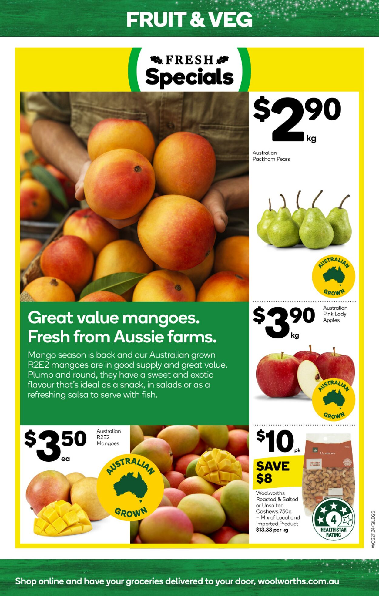 Catalogue Woolworths 22.11.2023 - 28.11.2023