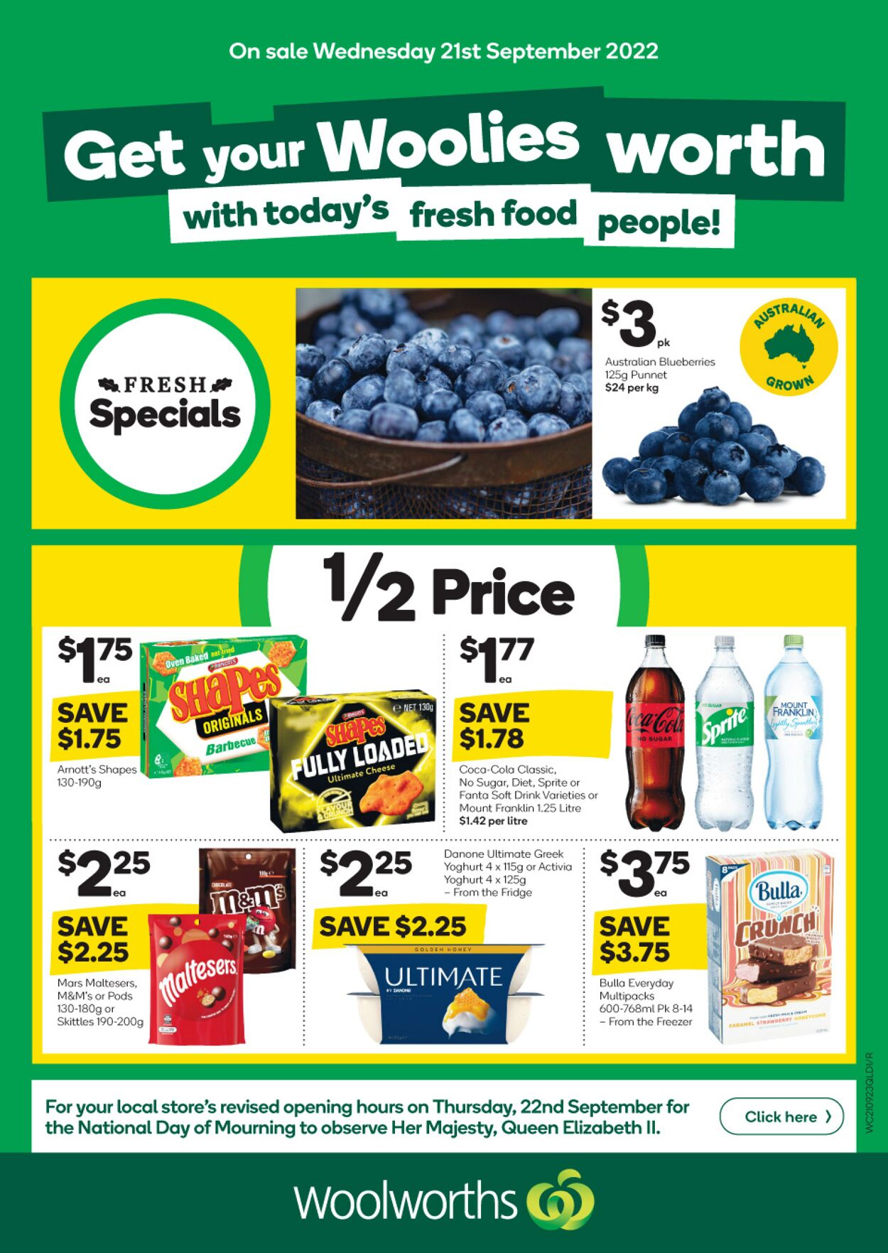 Catalogue Woolworths 21.09.2022-27.09.2022