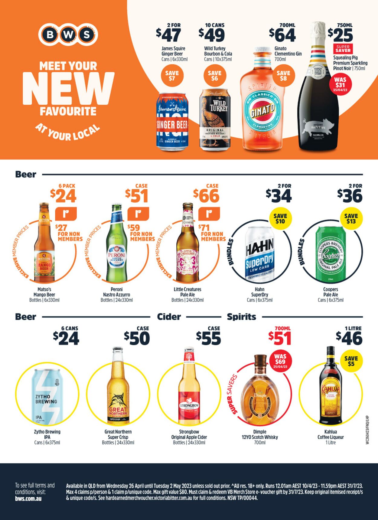 Catalogue Woolworths 26.04.2023 - 02.05.2023