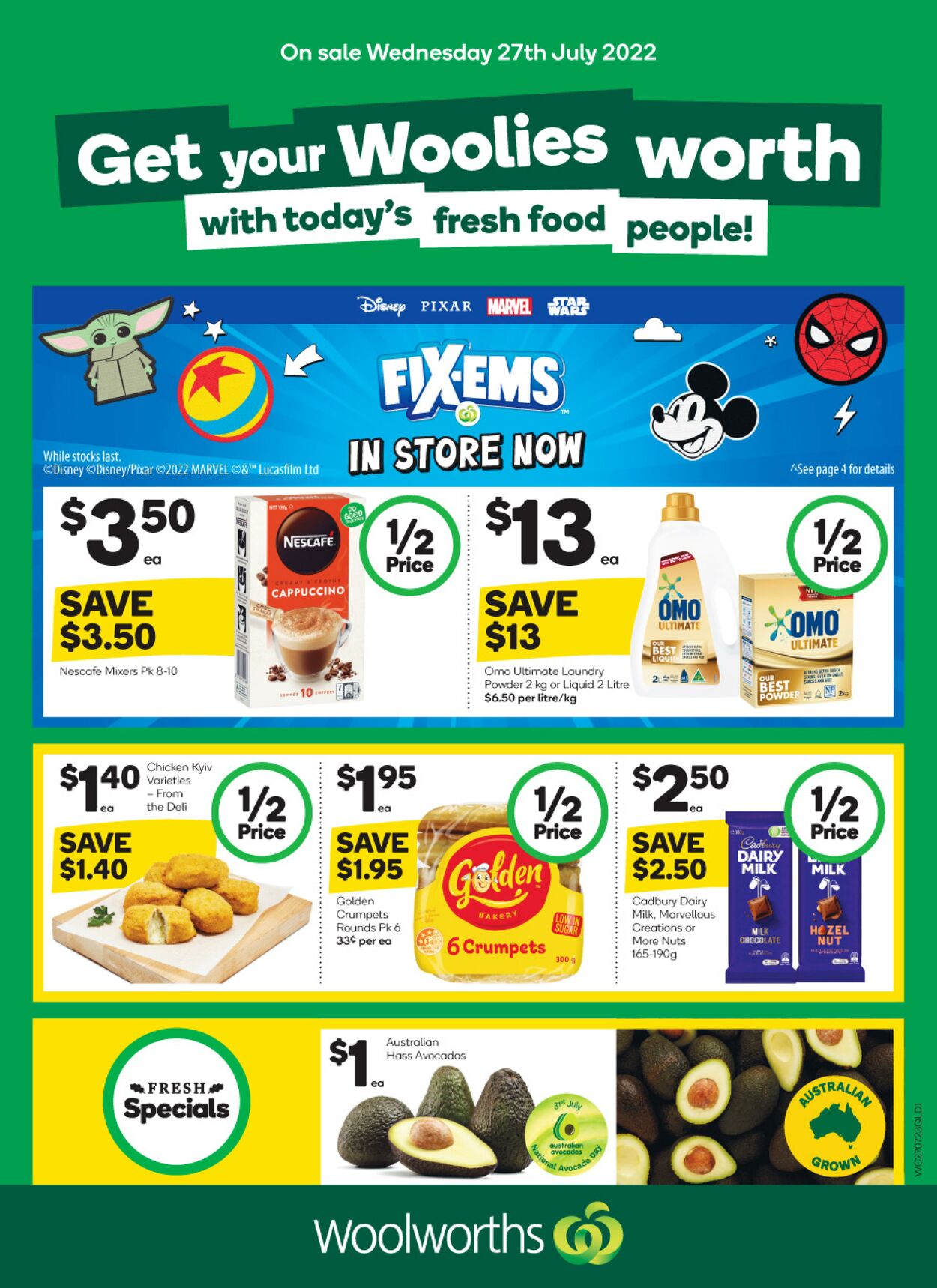 Catalogue Woolworths 27.07.2022-02.08.2022