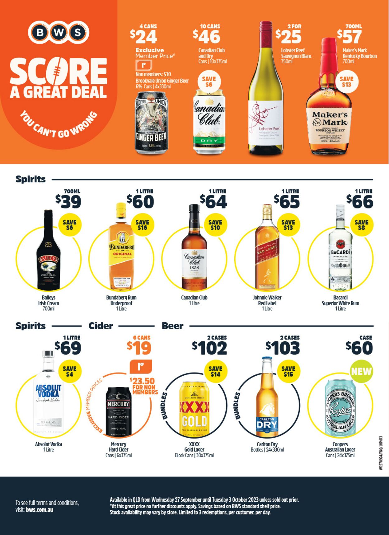 Catalogue Woolworths 27.09.2023 - 03.10.2023