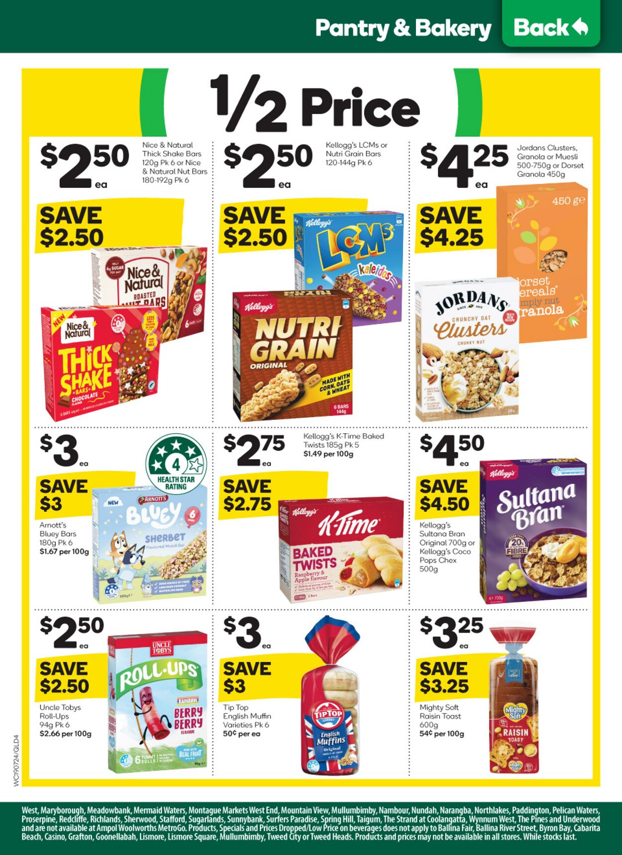 Catalogue Woolworths 19.07.2023 - 25.07.2023