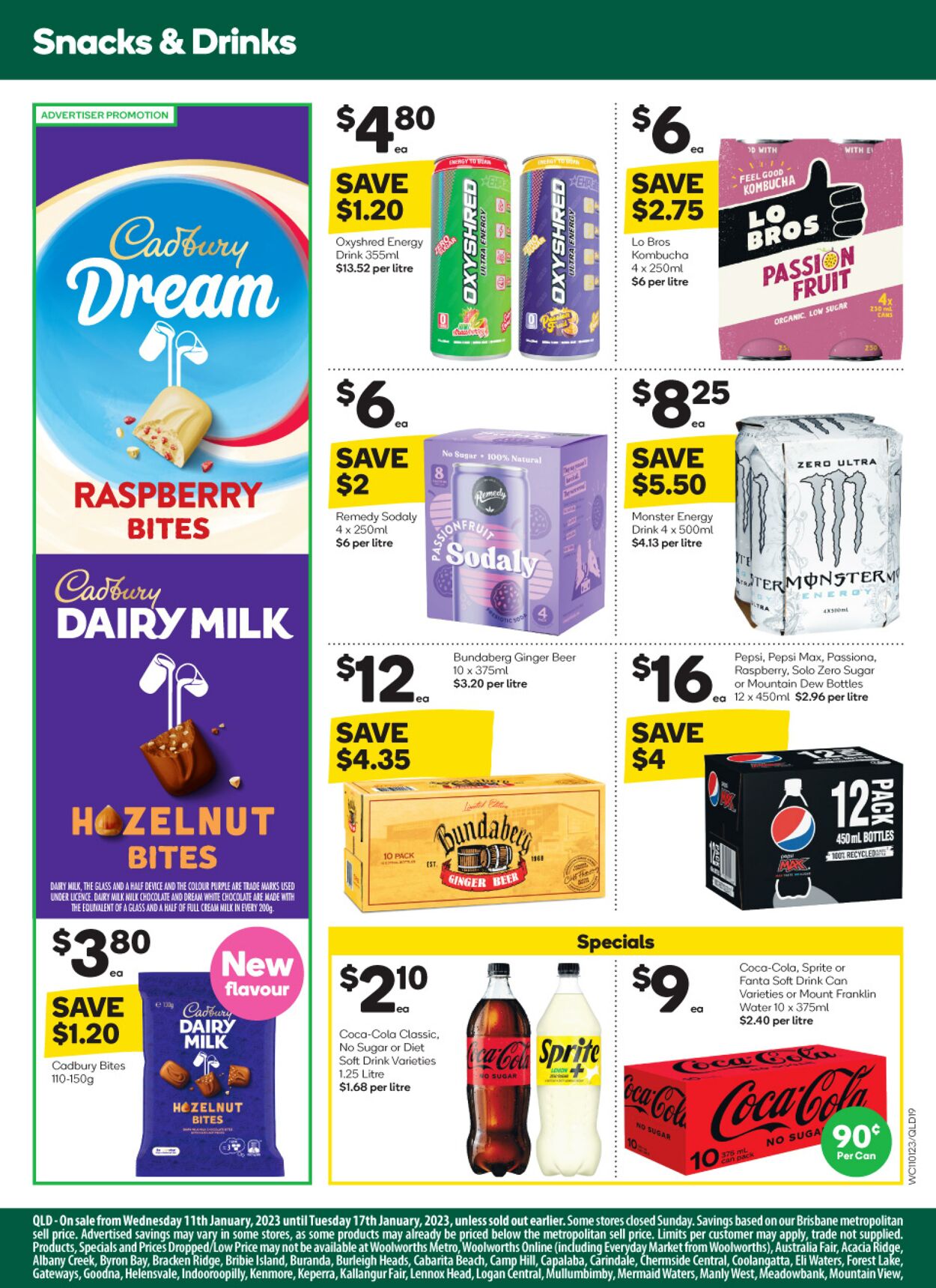 Catalogue Woolworths 11.01.2023 - 17.01.2023