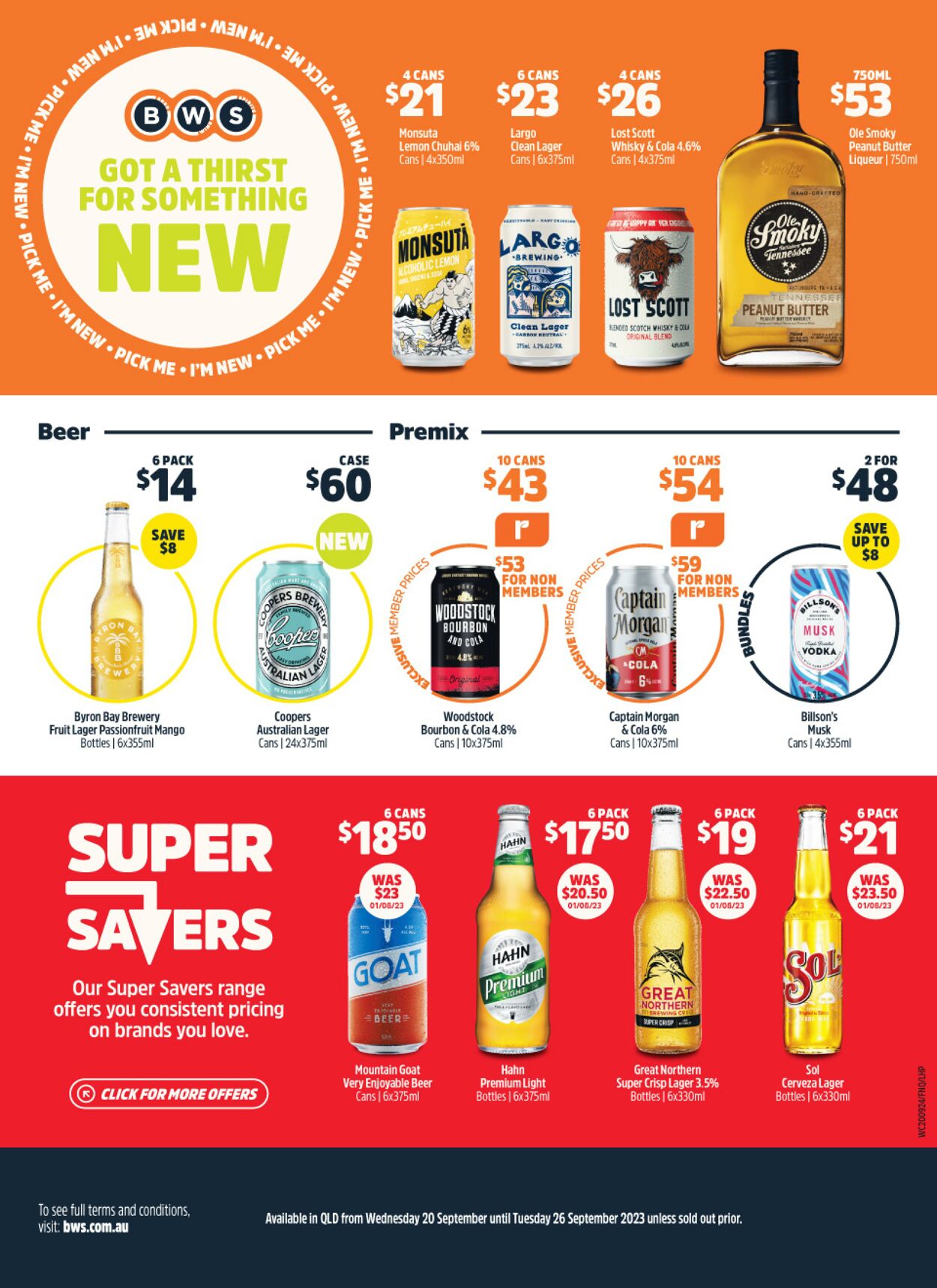 Catalogue Woolworths 20.09.2023 - 26.09.2023