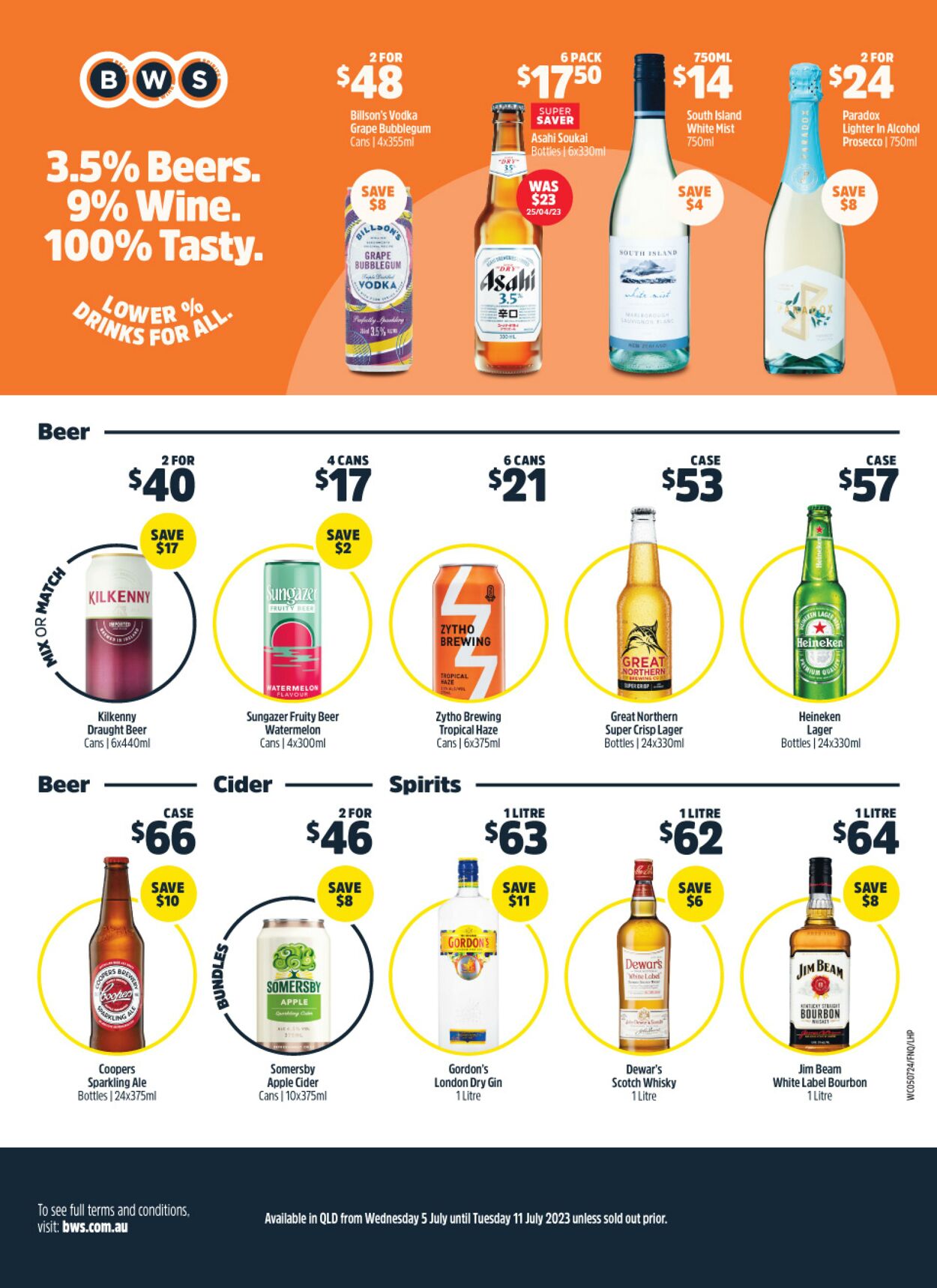 Catalogue Woolworths 05.07.2023 - 11.07.2023