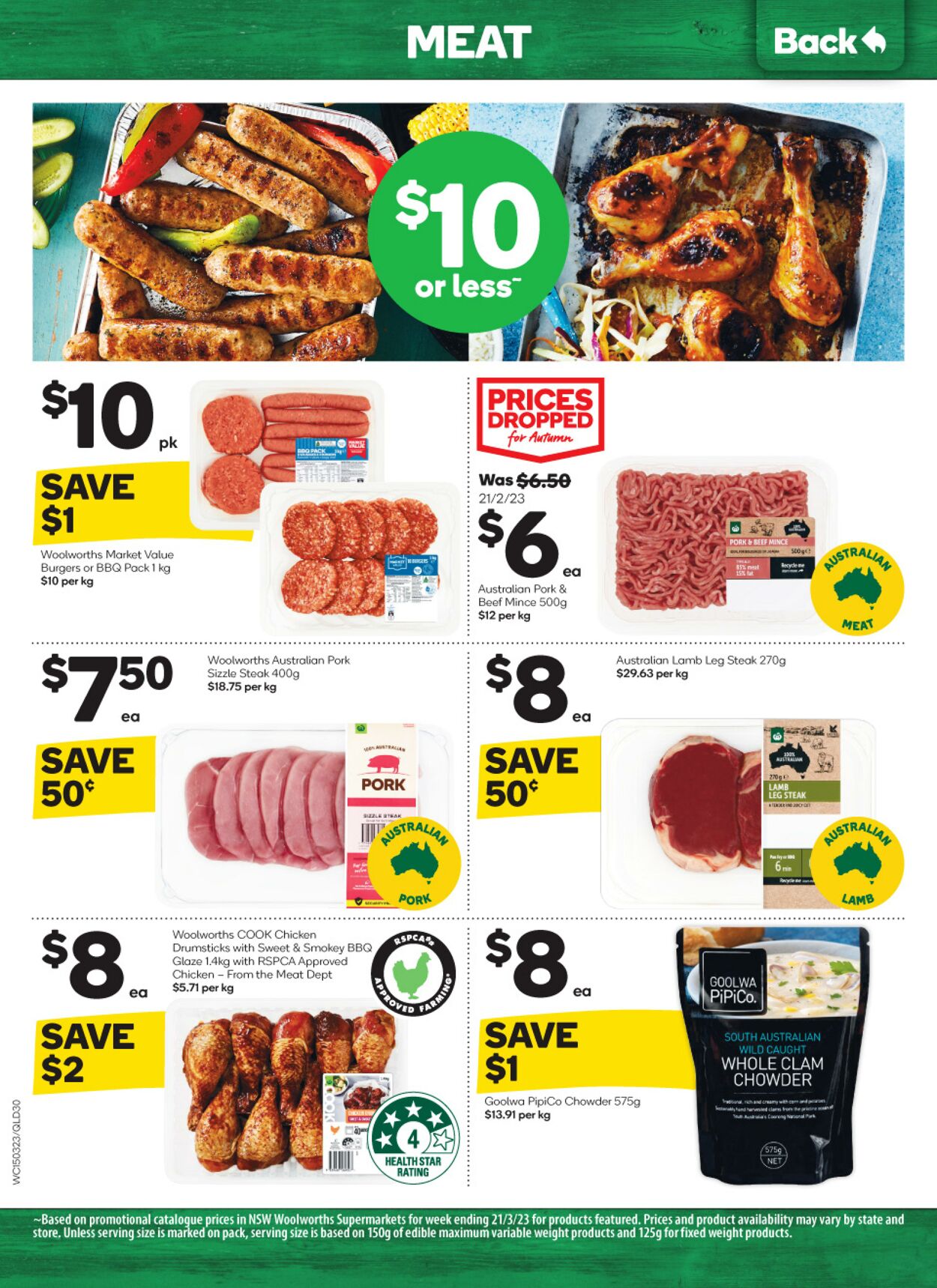 Catalogue Woolworths 15.03.2023 - 21.03.2023