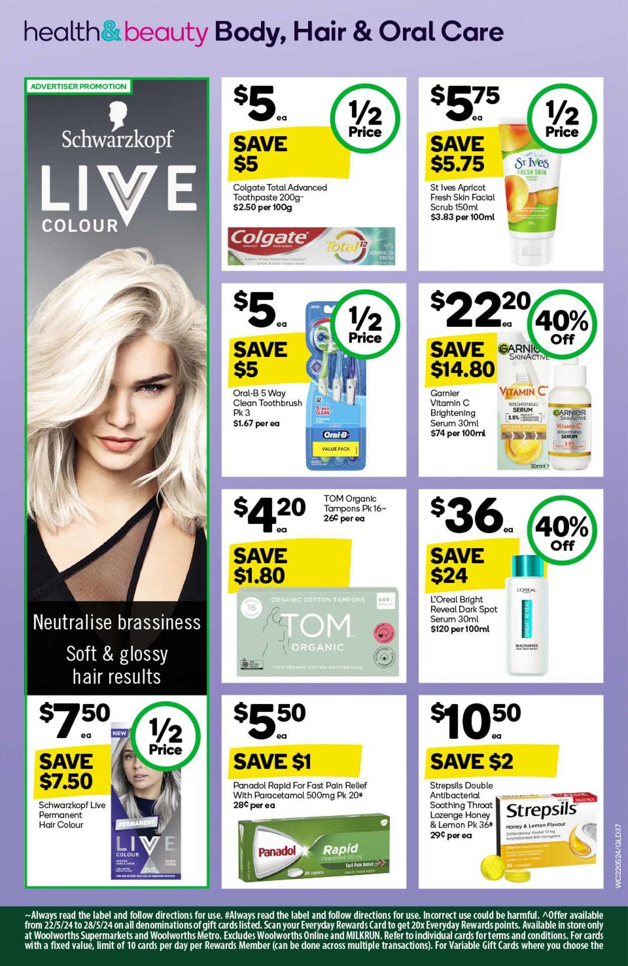 Catalogue Woolworths 22.05.2024 - 28.05.2024