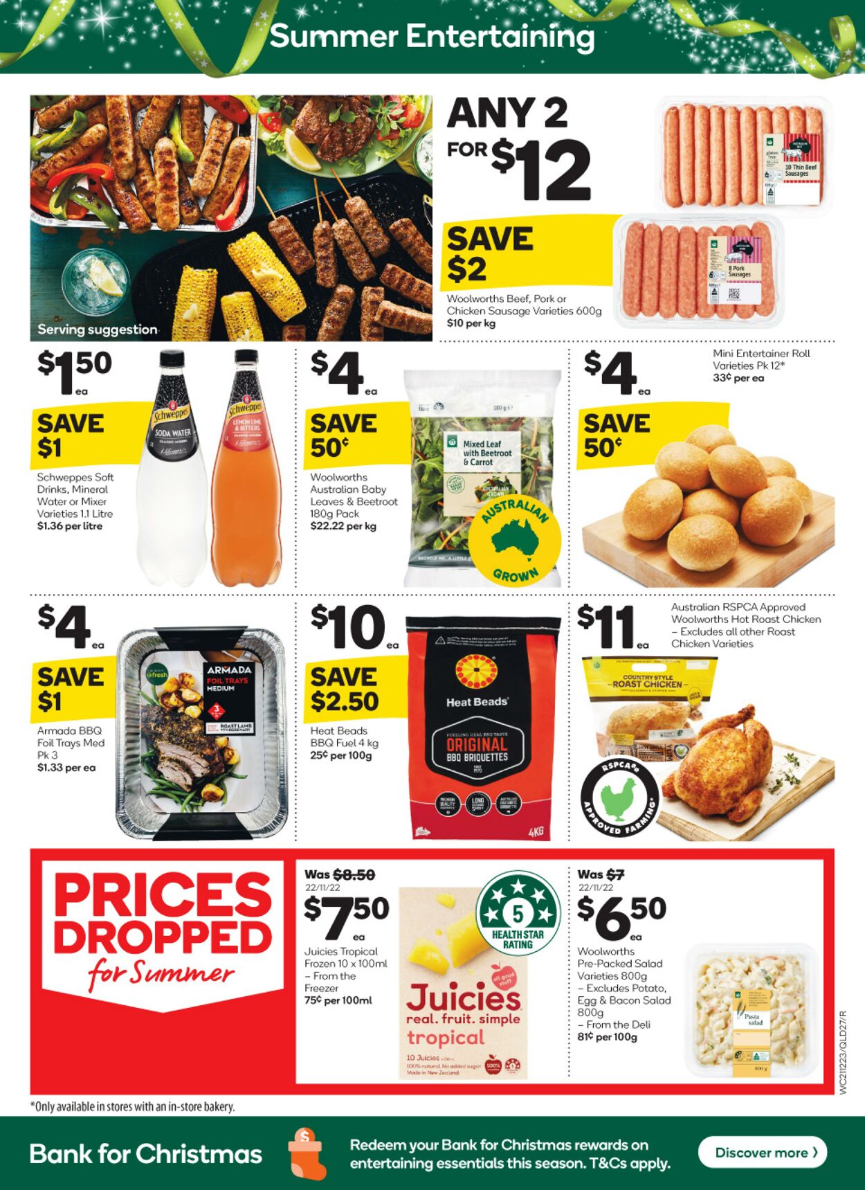 Catalogue Woolworths 21.12.2022 - 27.12.2022