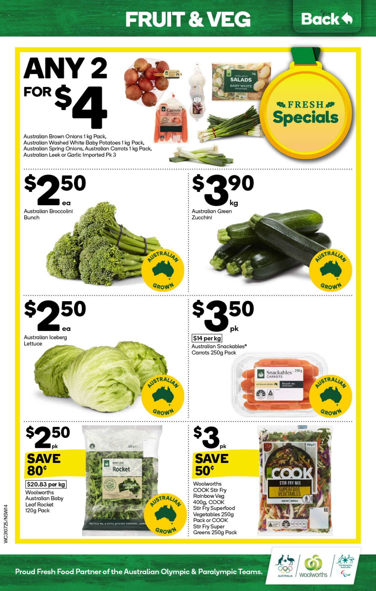 Catalogue Woolworths 31.07.2024 - 06.08.2024