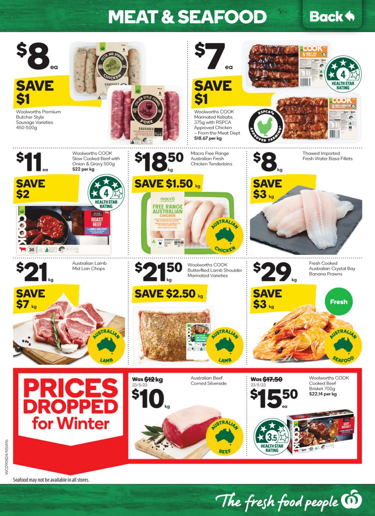 Catalogue Woolworths 09.08.2023 - 15.08.2023