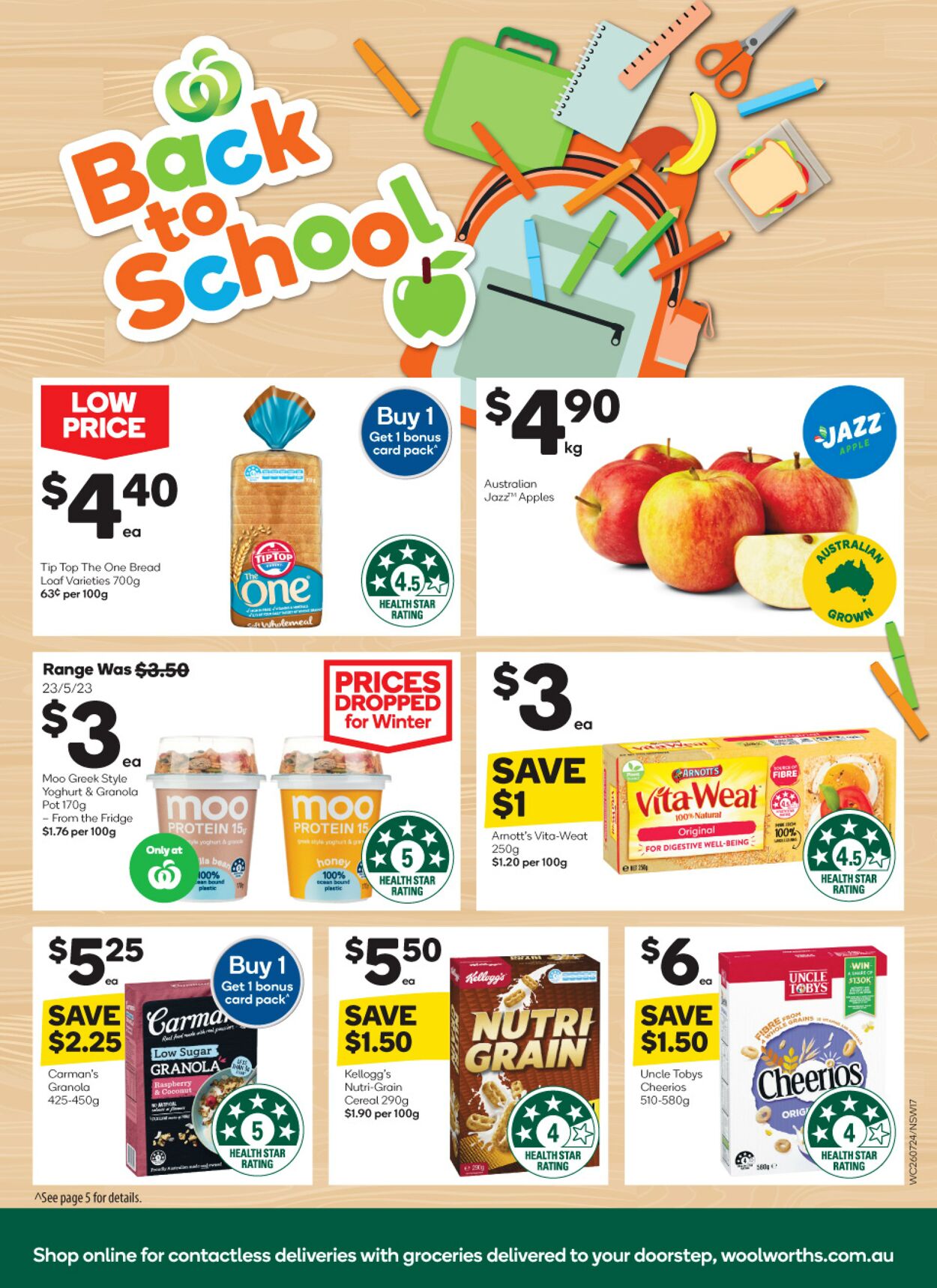 Catalogue Woolworths 26.07.2023 - 01.08.2023