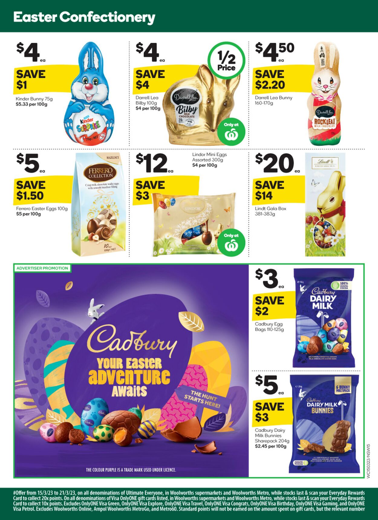 Catalogue Woolworths 15.03.2023 - 21.03.2023