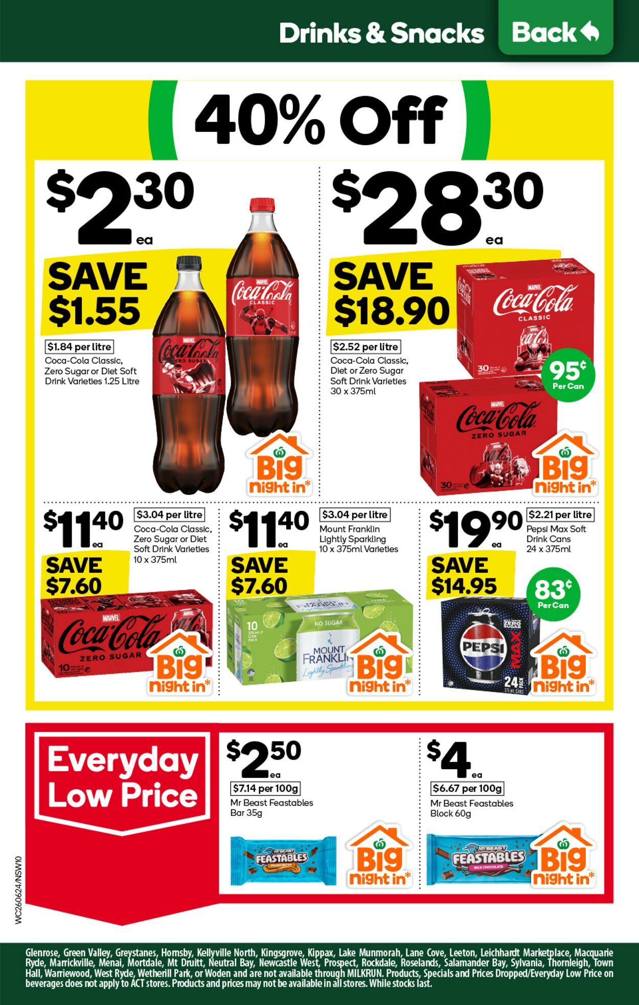 Catalogue Woolworths 26.06.2024 - 02.07.2024