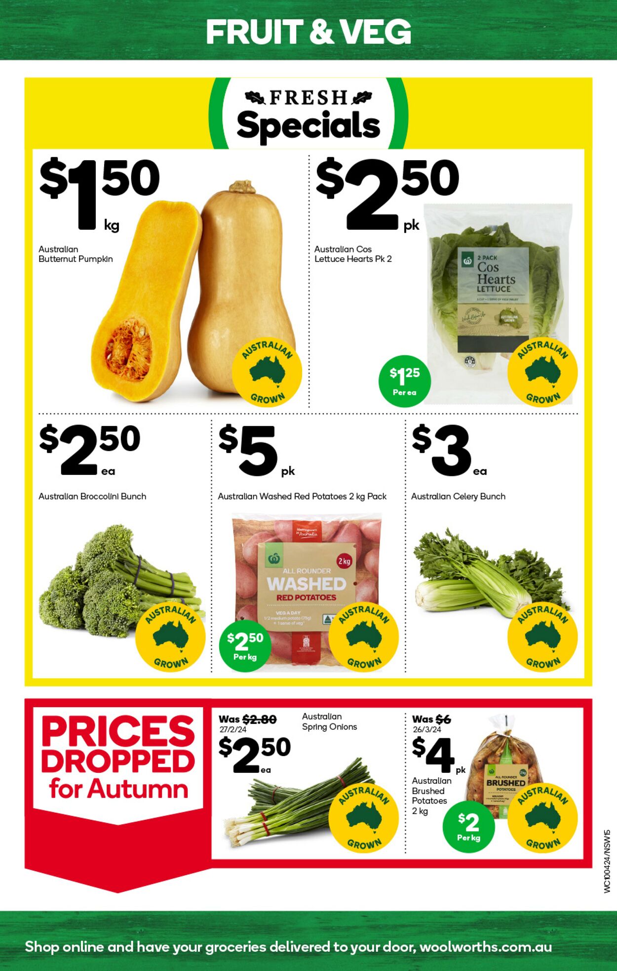 Catalogue Woolworths 10.04.2024 - 16.04.2024