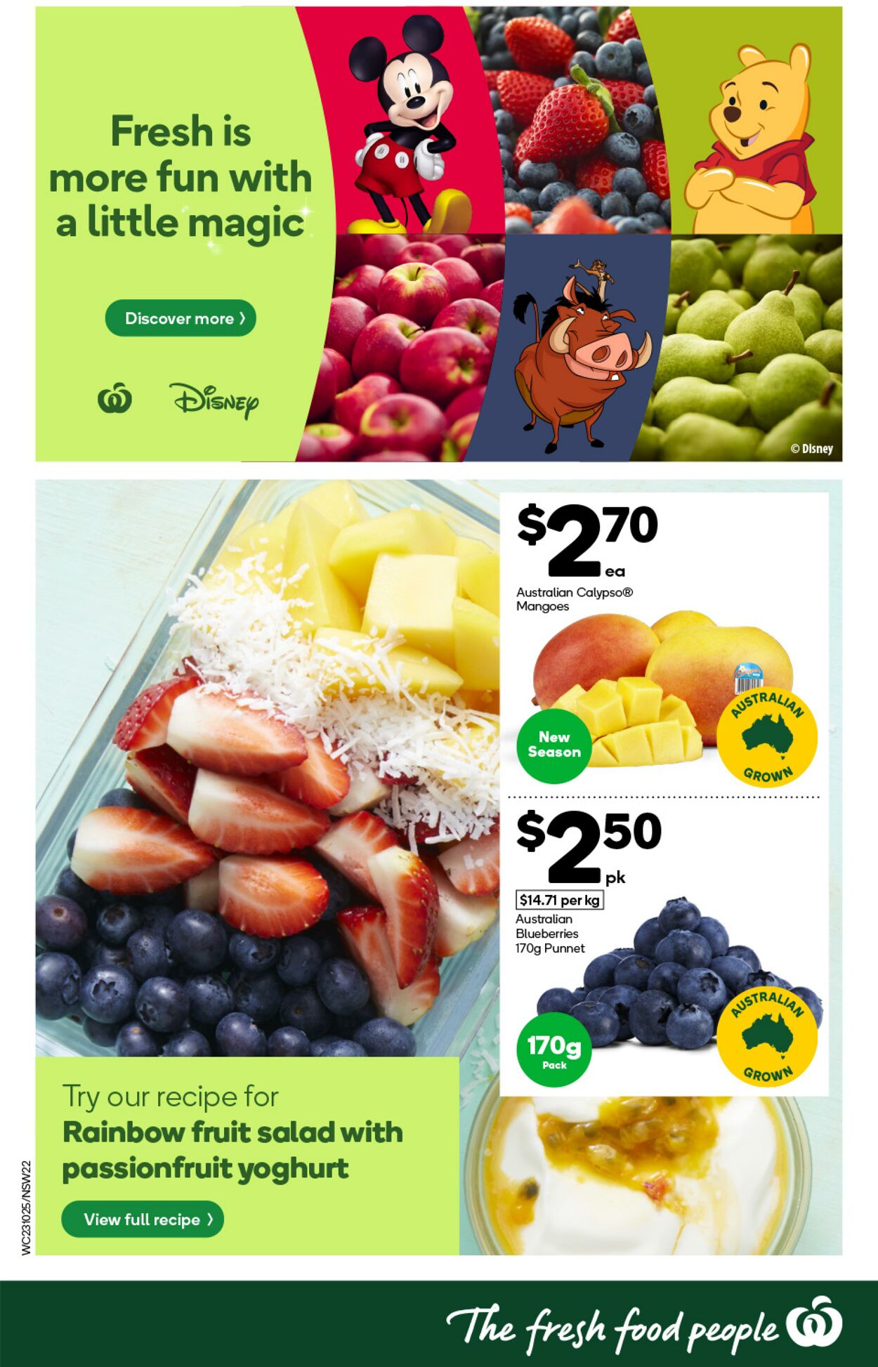 Catalogue Woolworths 23.10.2024 - 29.10.2024