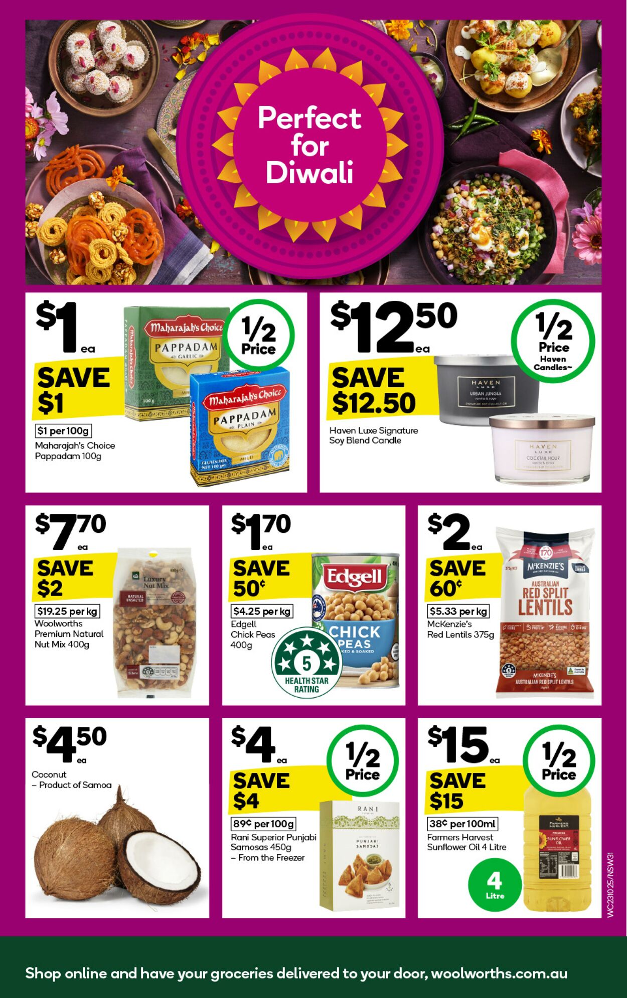 Catalogue Woolworths 23.10.2024 - 29.10.2024