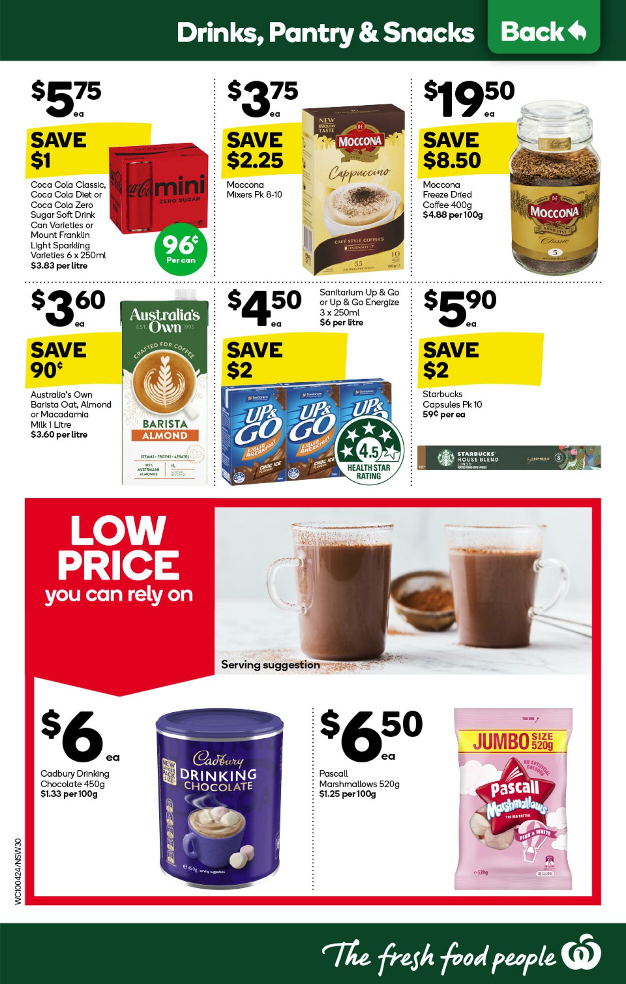 Catalogue Woolworths 10.04.2024 - 16.04.2024