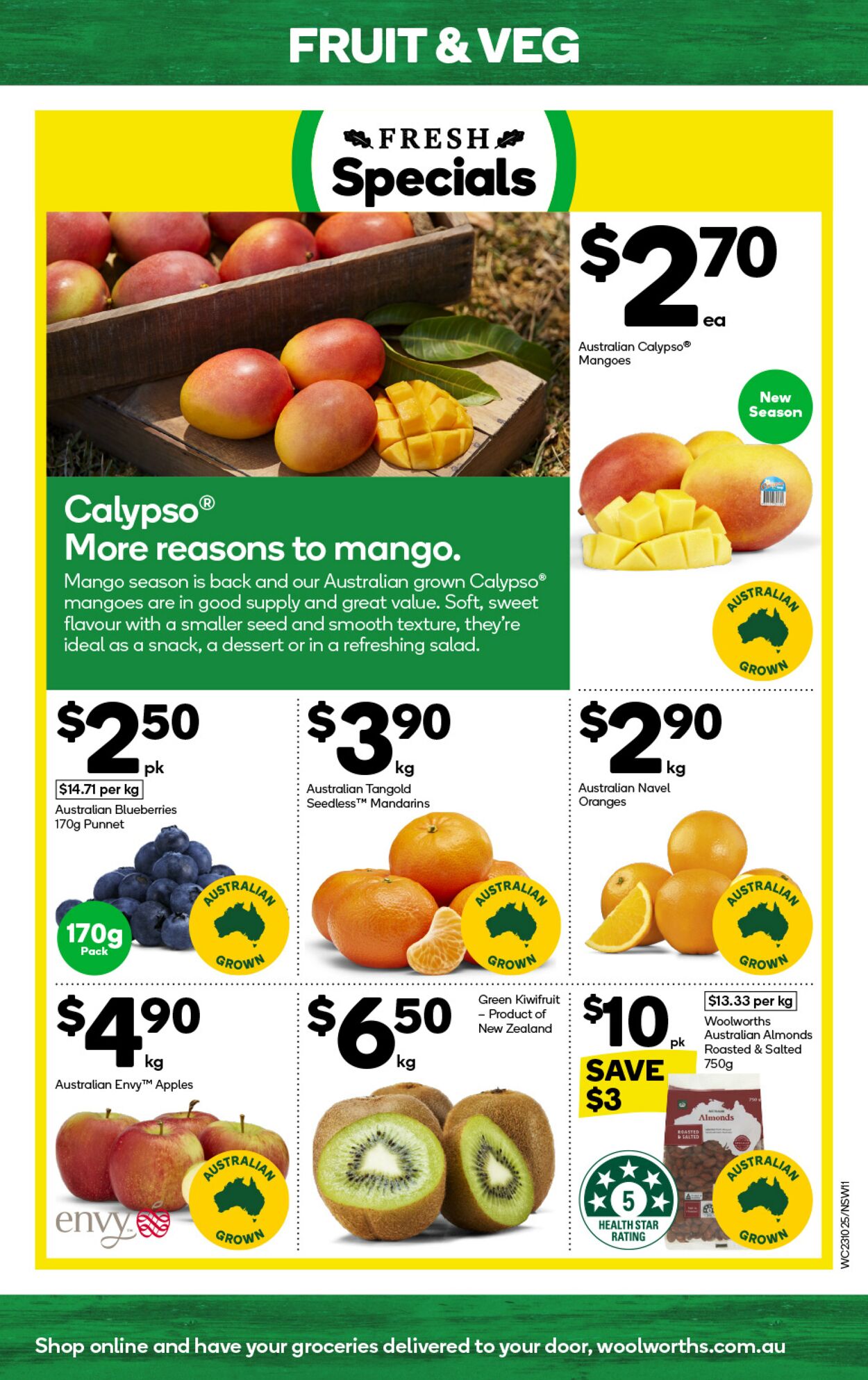 Catalogue Woolworths 23.10.2024 - 29.10.2024