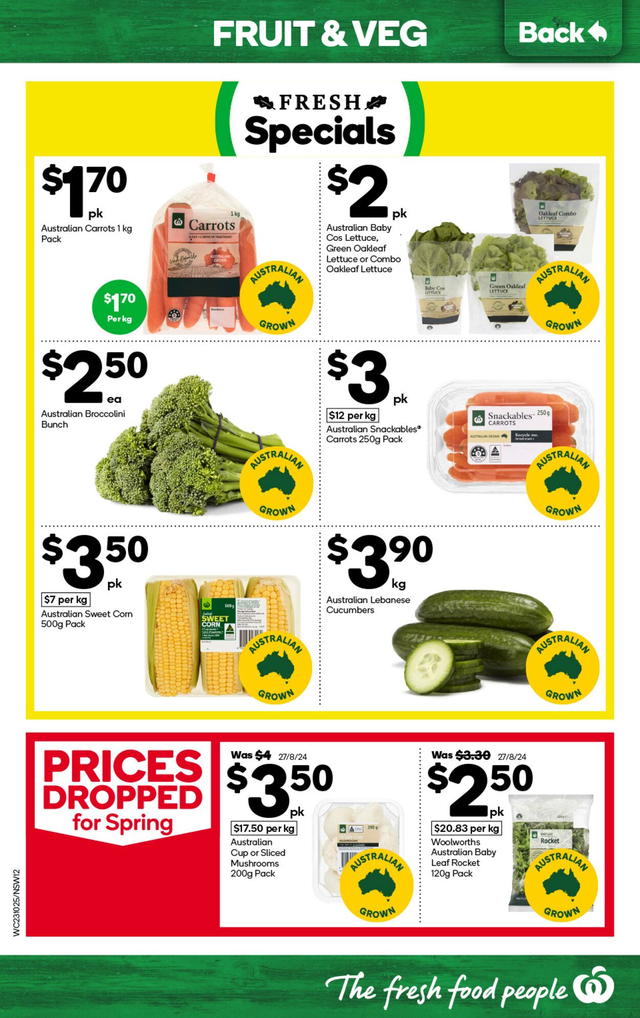 Catalogue Woolworths 23.10.2024 - 29.10.2024