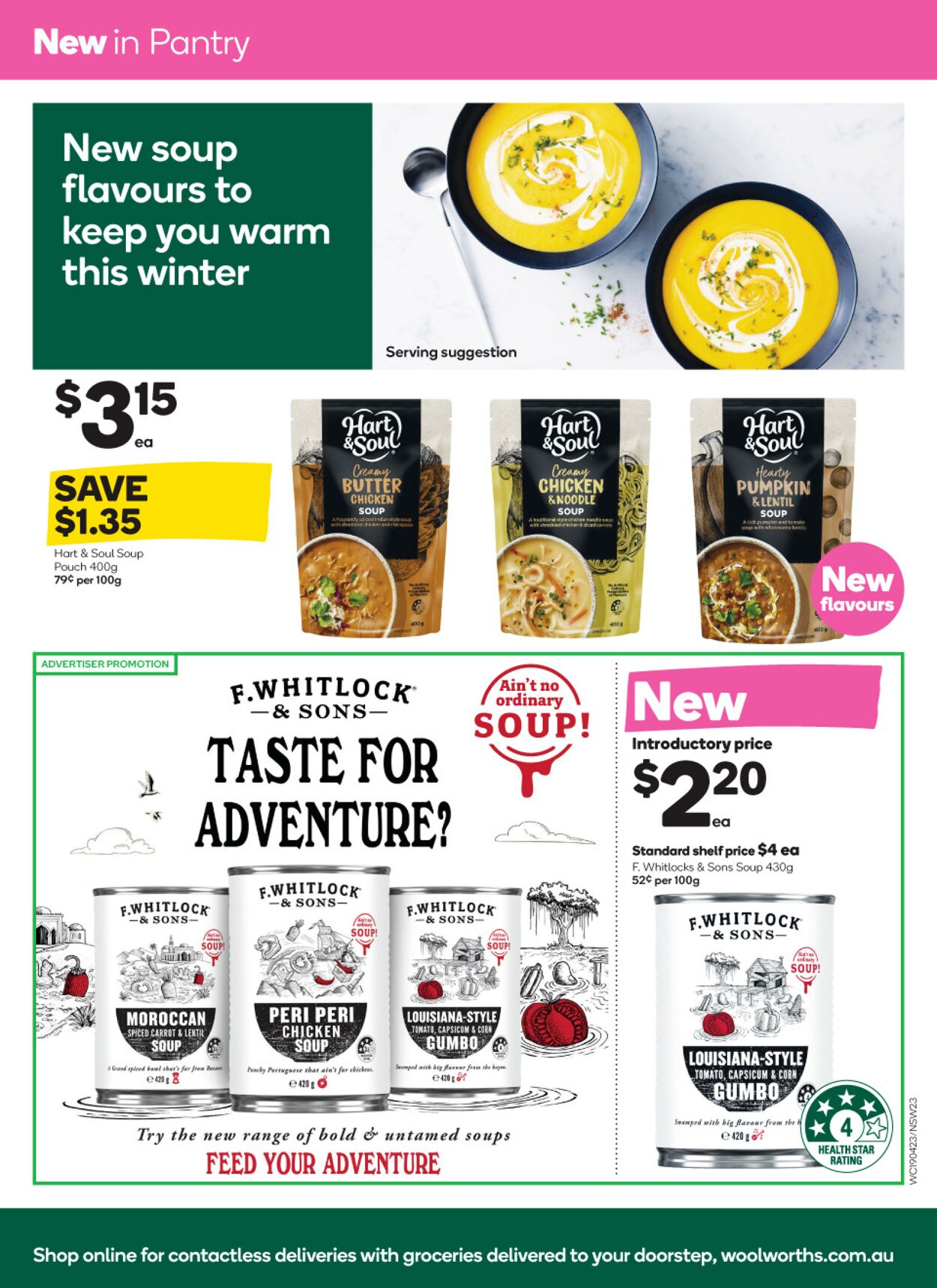 Catalogue Woolworths 19.04.2023 - 25.04.2023